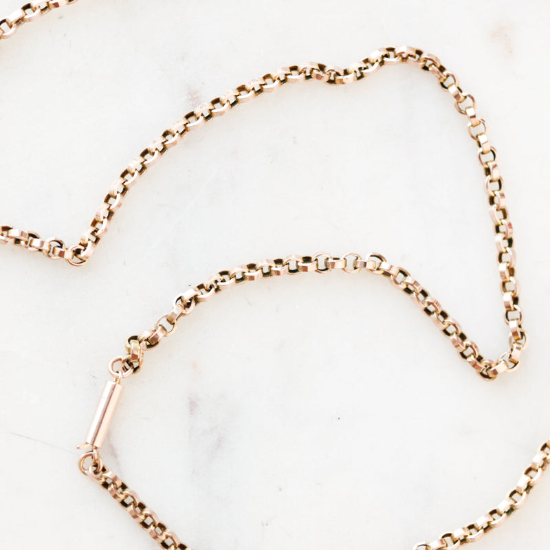 Amelia Solid 9k Gold Necklace