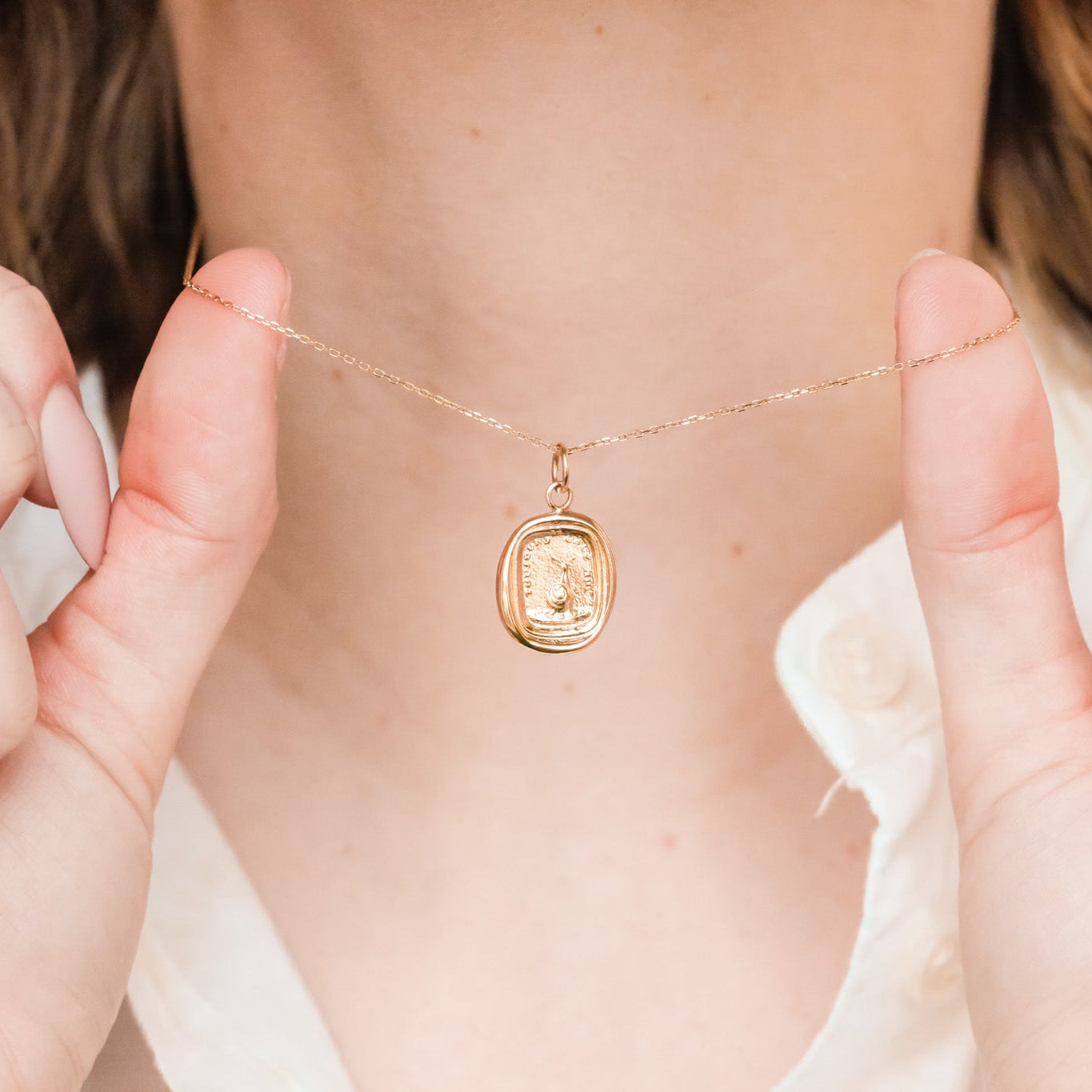 PRE-ORDER: "Always at Home" Gold Charm