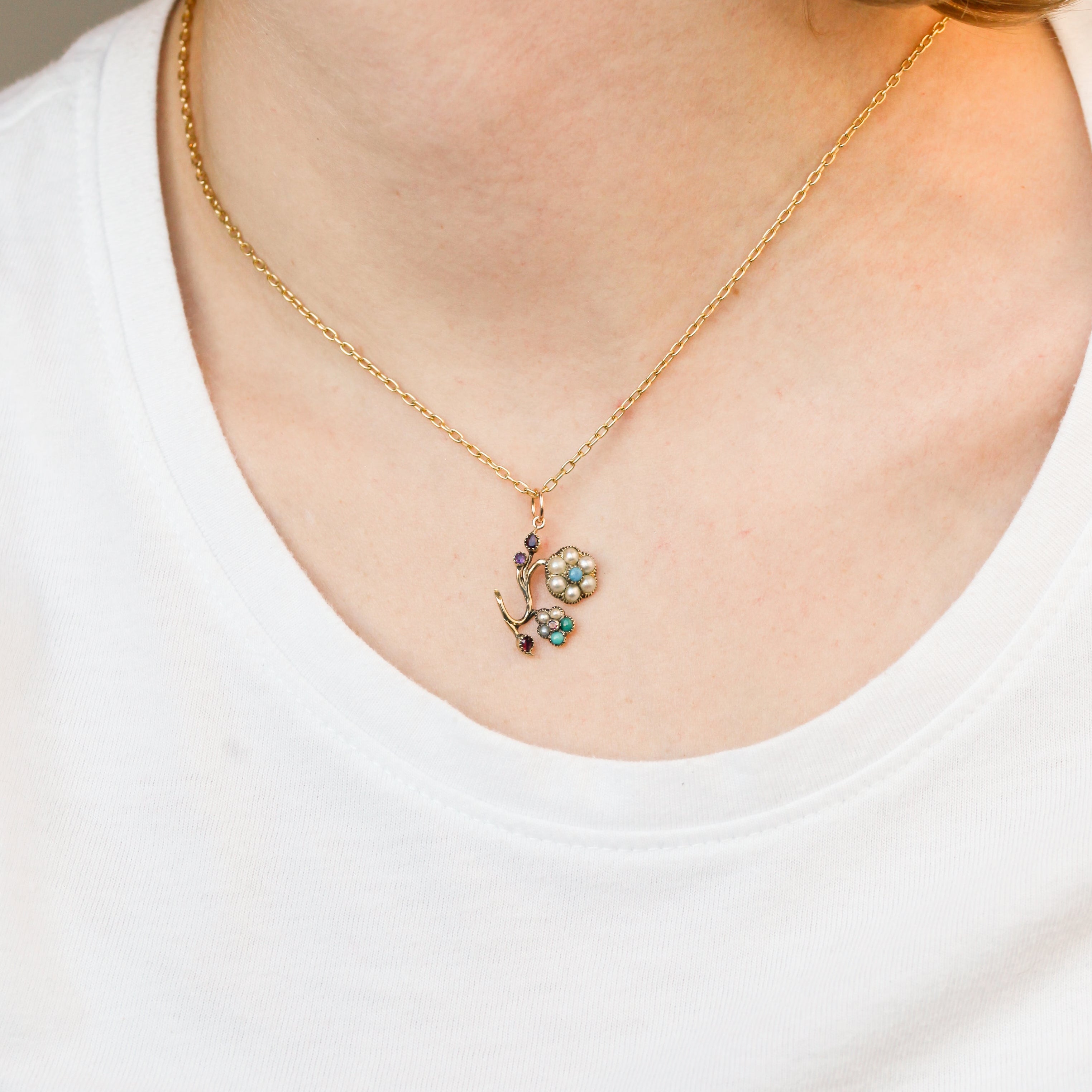 Josephine Flora Pendant