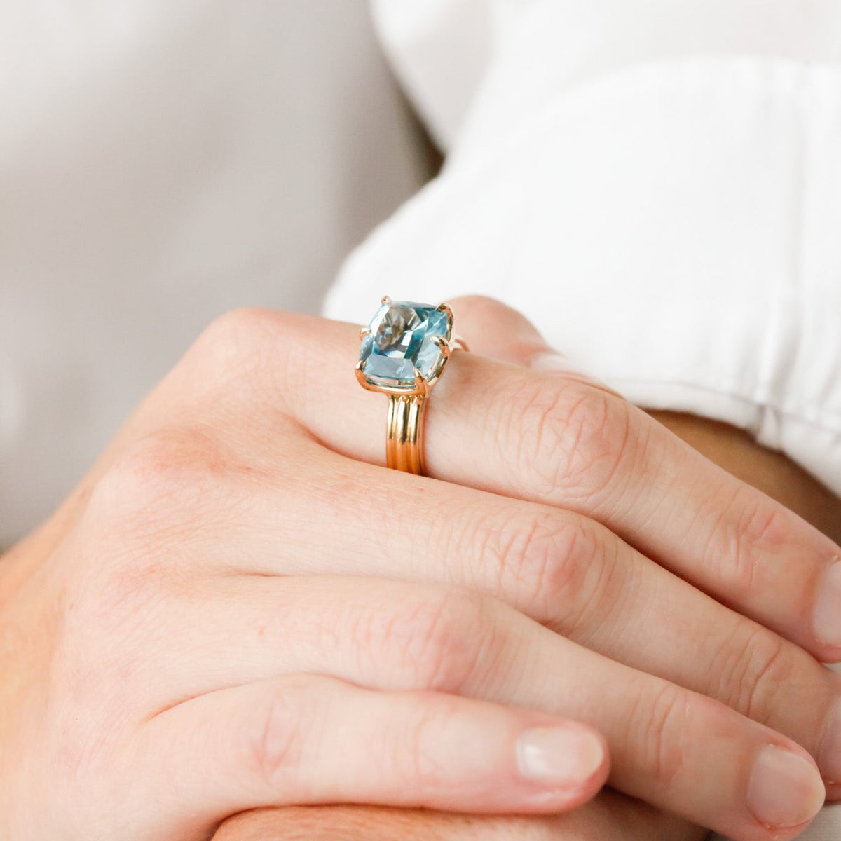 Aquamarine in Regency Setting