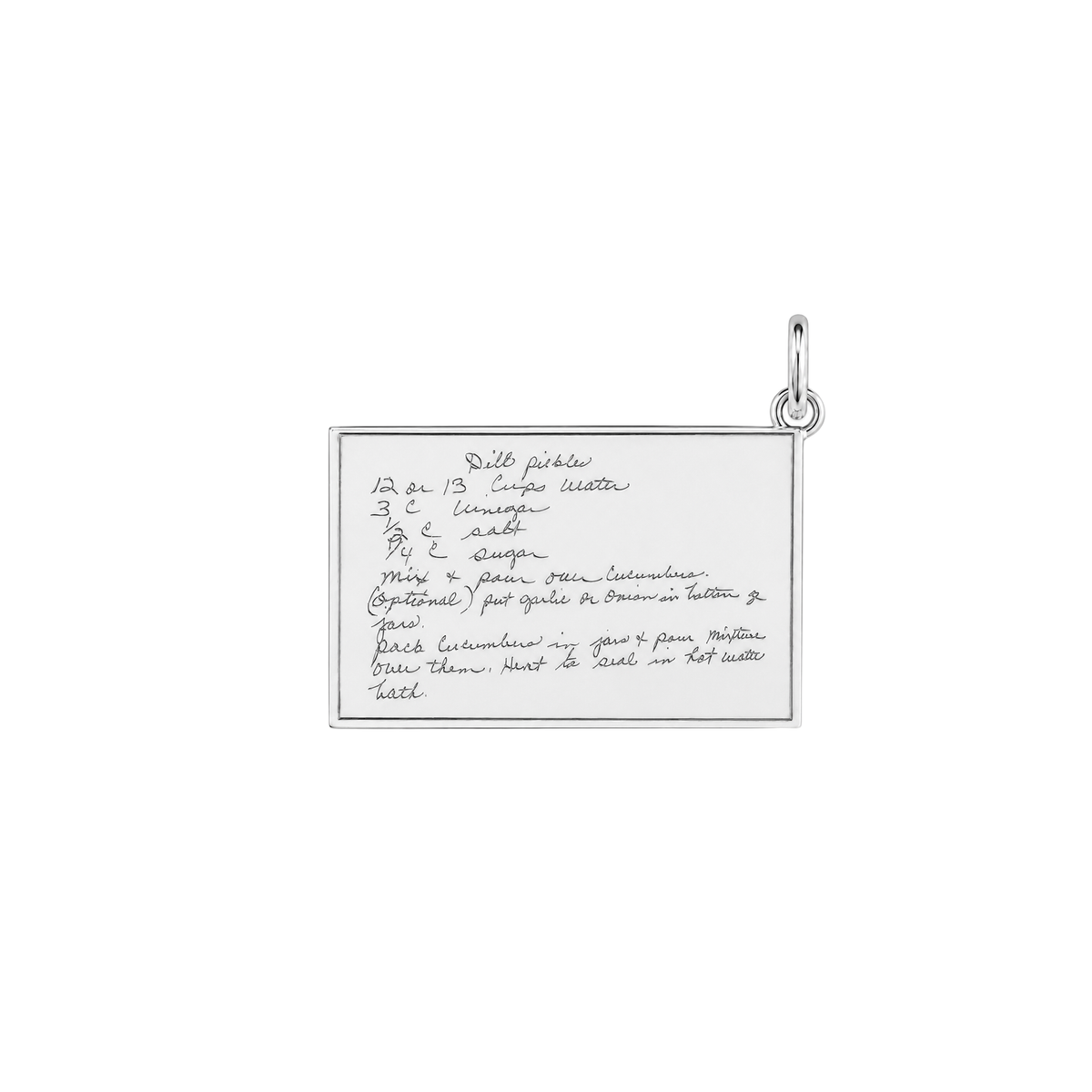 Custom Recipe Charm
