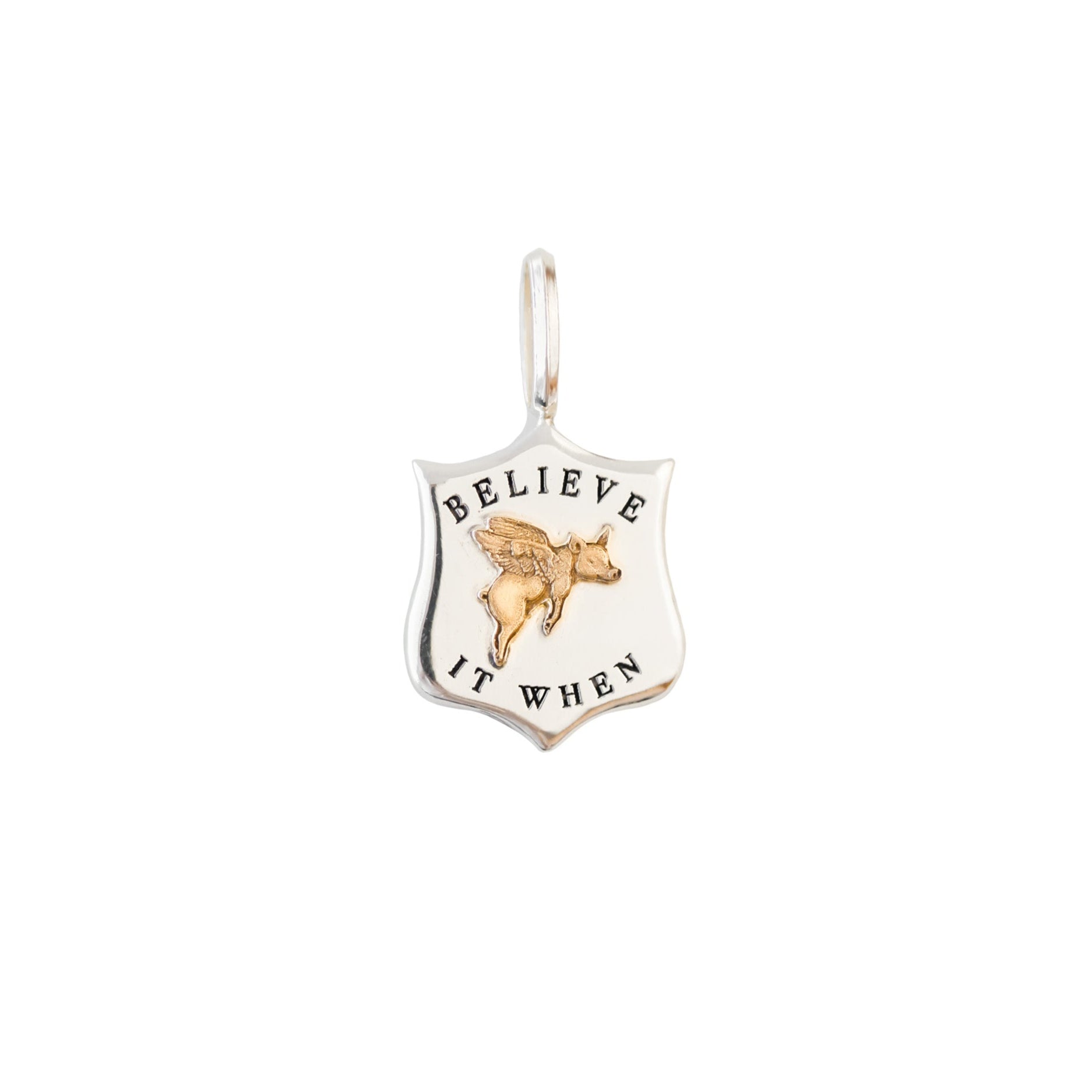 "Believe It When" Medallions
