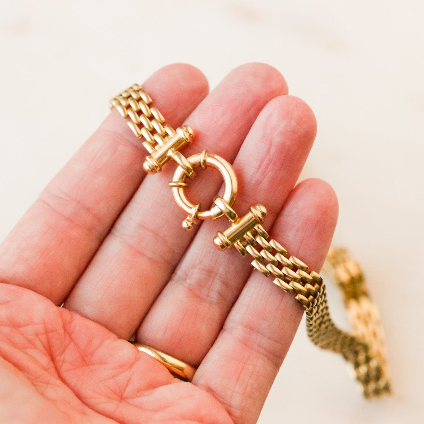 Vintage Classic Chain with Bolt Clasp