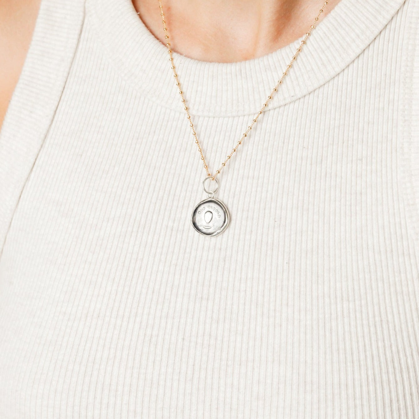 "Bon Voyage" Silver Charm