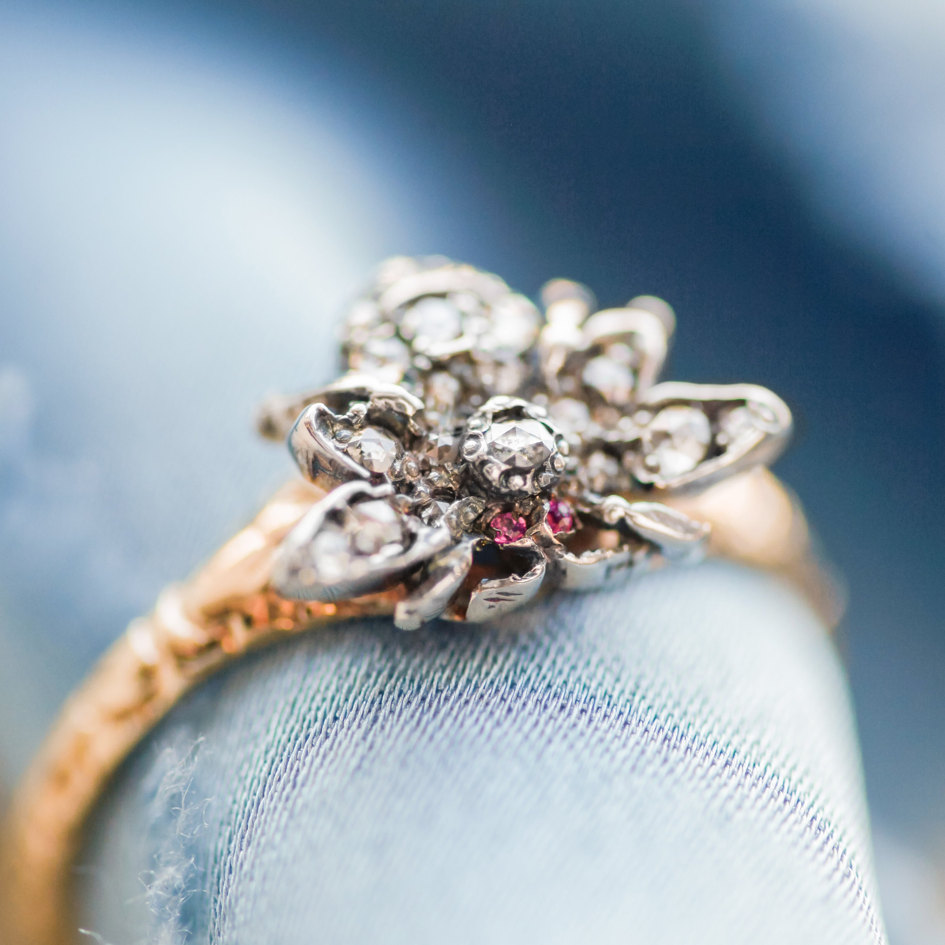 Diamond Bumble Bee Ring