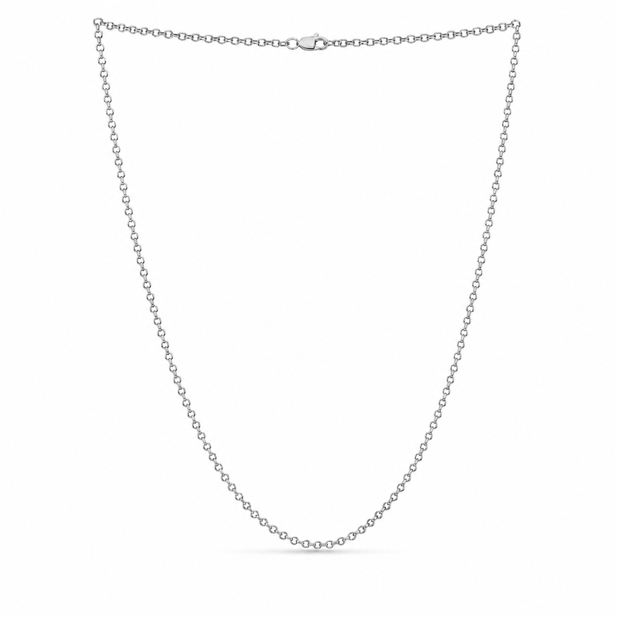 Classic Silver Rolo Chain