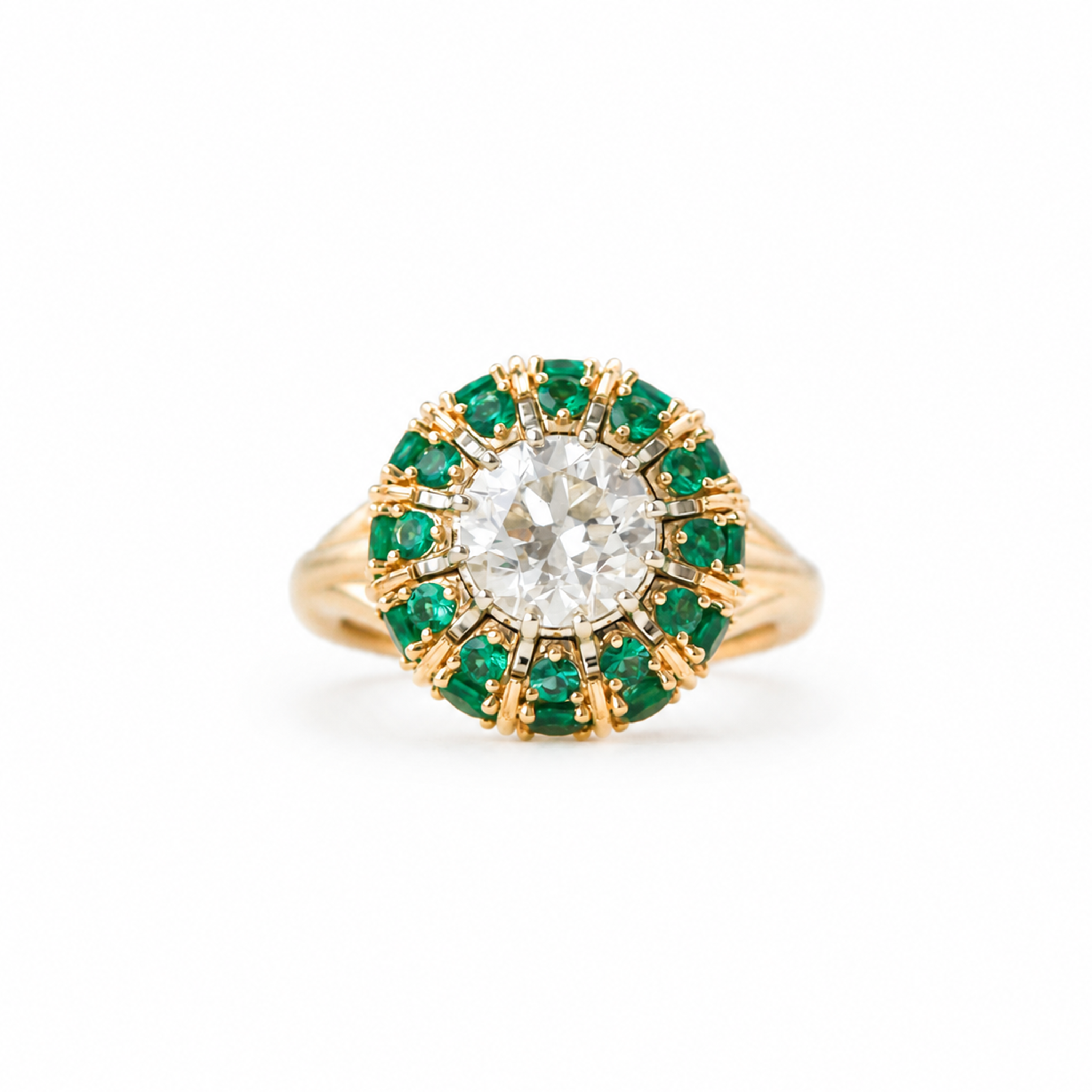 Emerald Ophelia Signature Setting