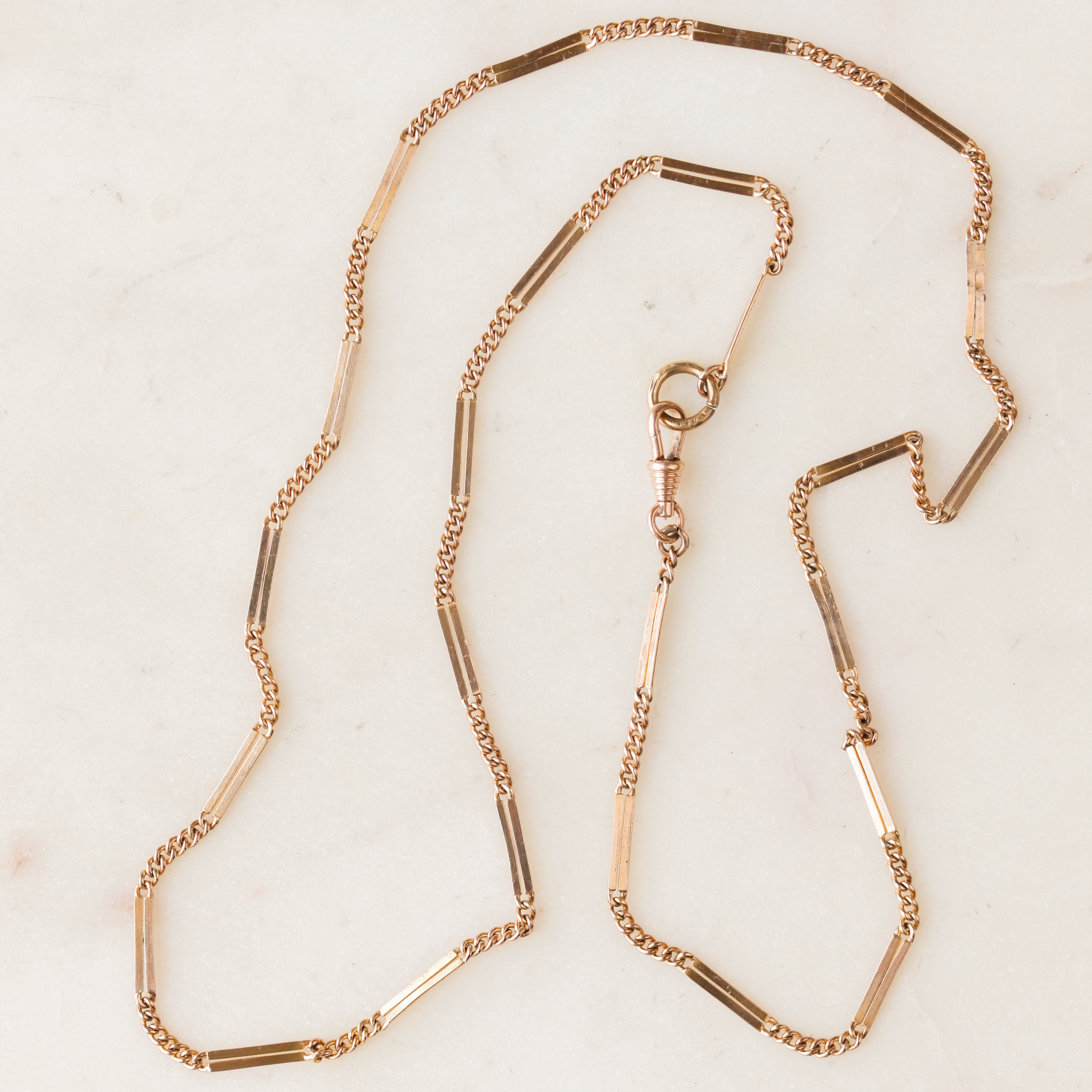 Lena Link Necklace with Swivel Fob