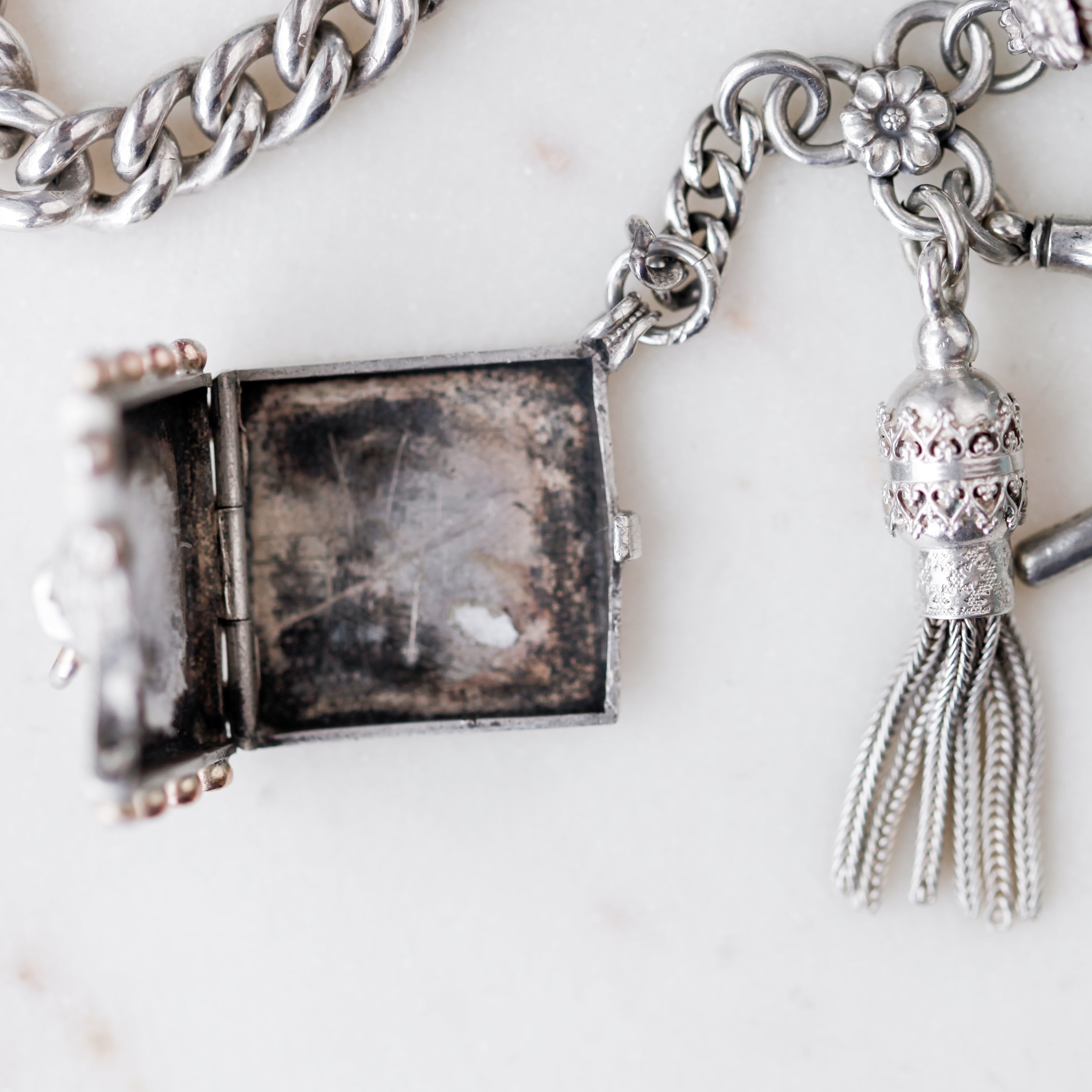 Victorian Lion Locket + Toggle