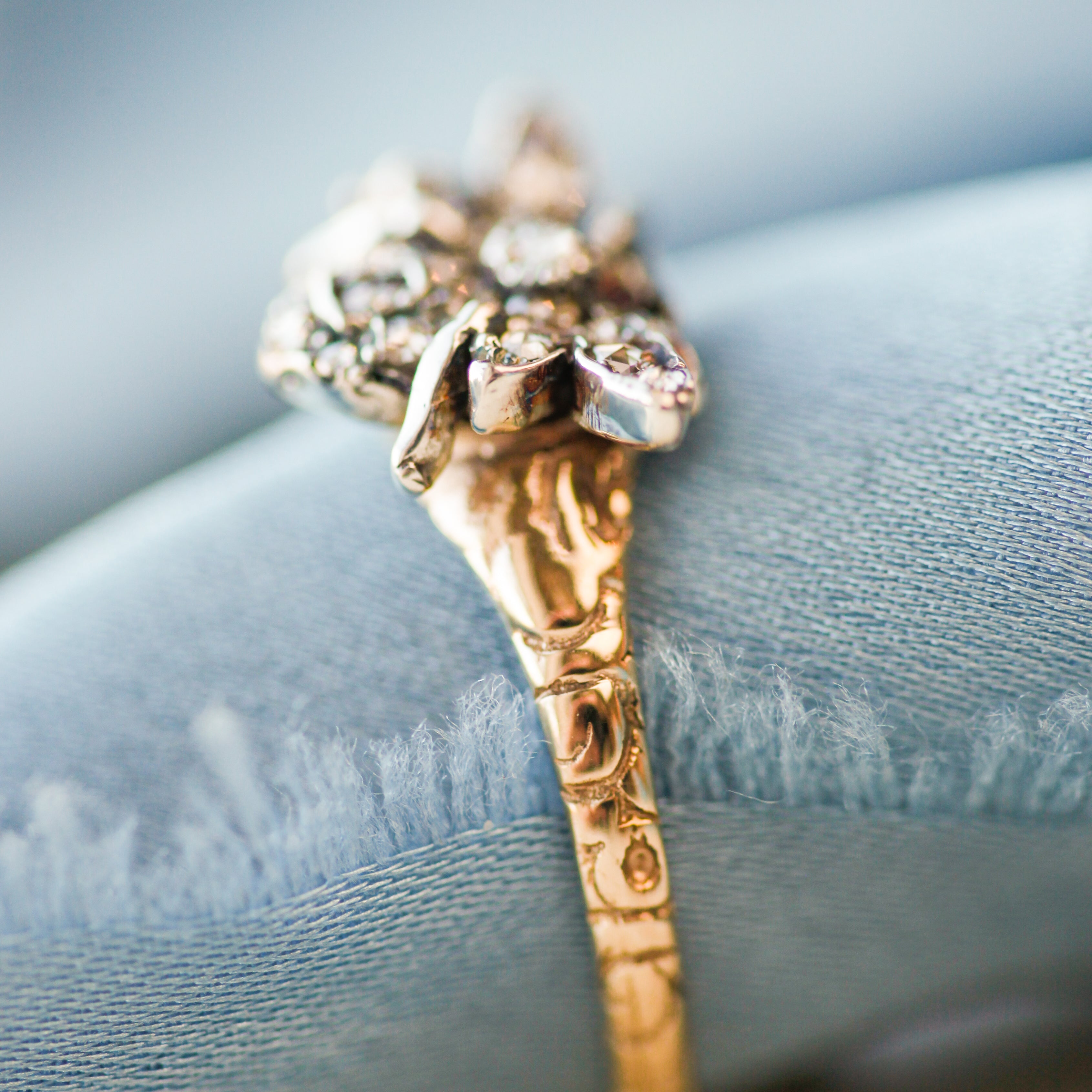 Diamond Bumble Bee Ring