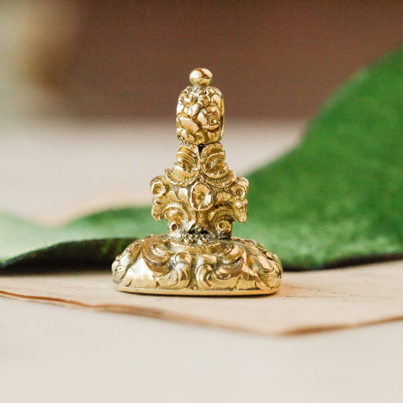 "May He Watch Over You" Antique Fob