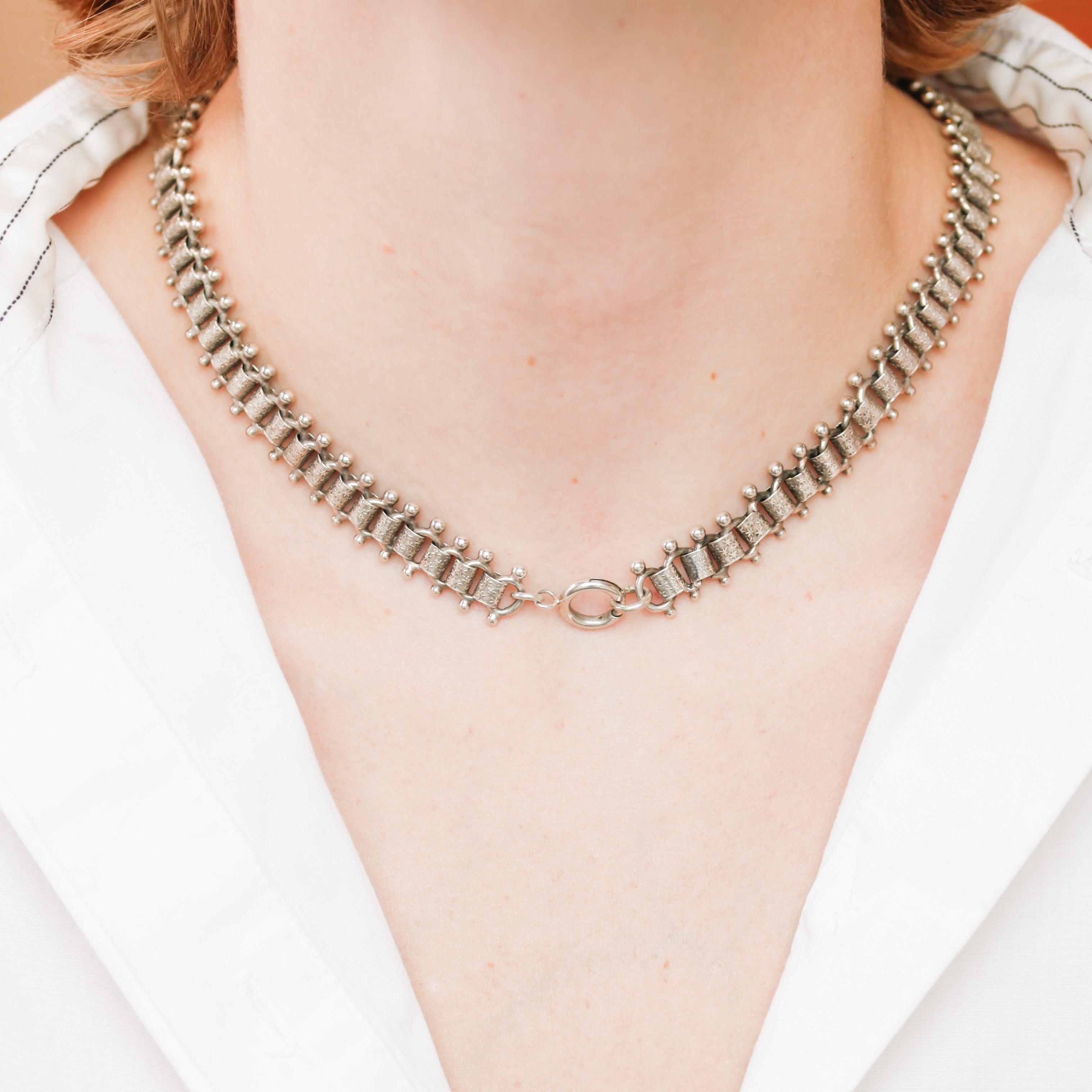 Celestial Sterling Linked Necklae