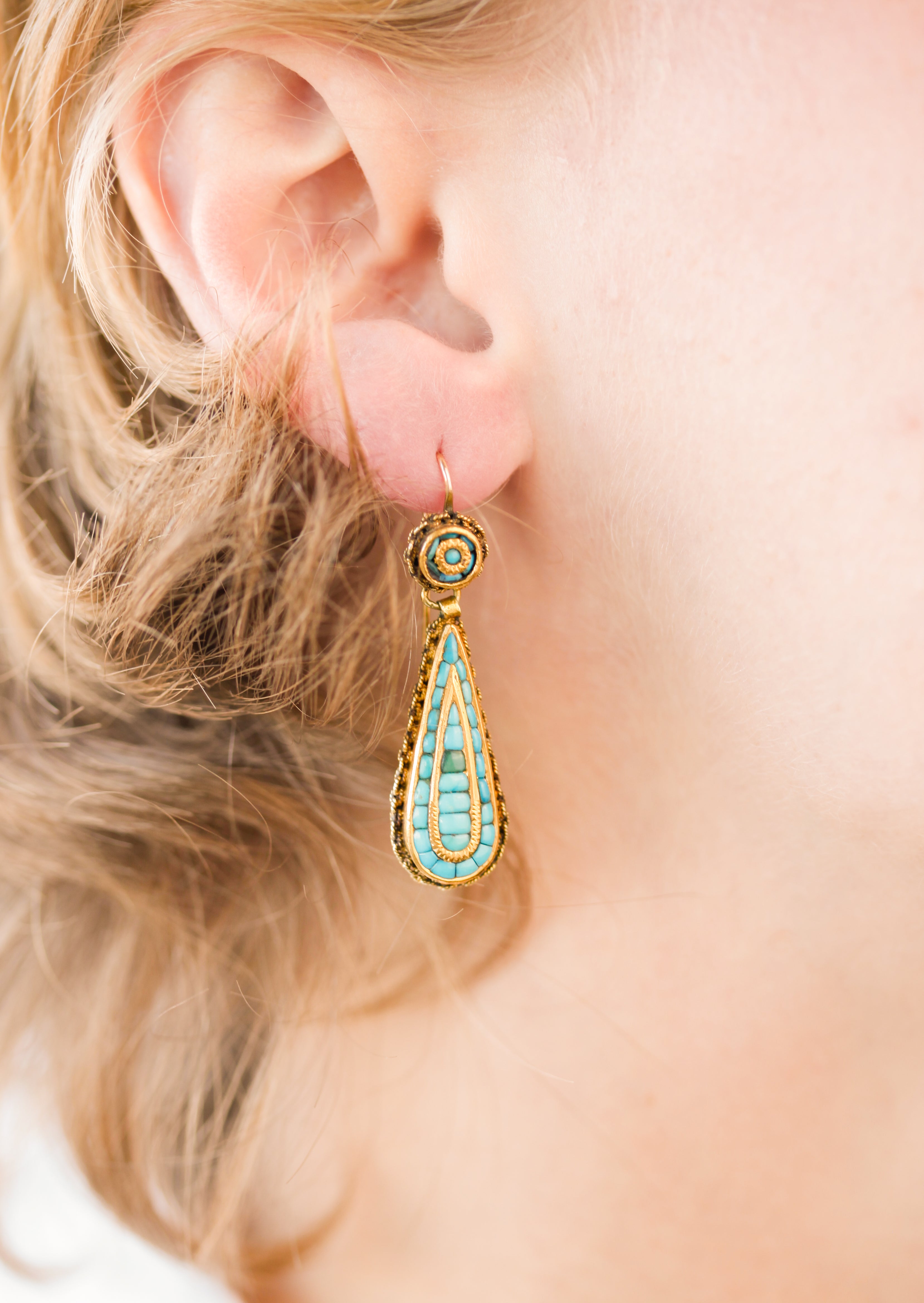 Parrah Turquoise Drop Earrings