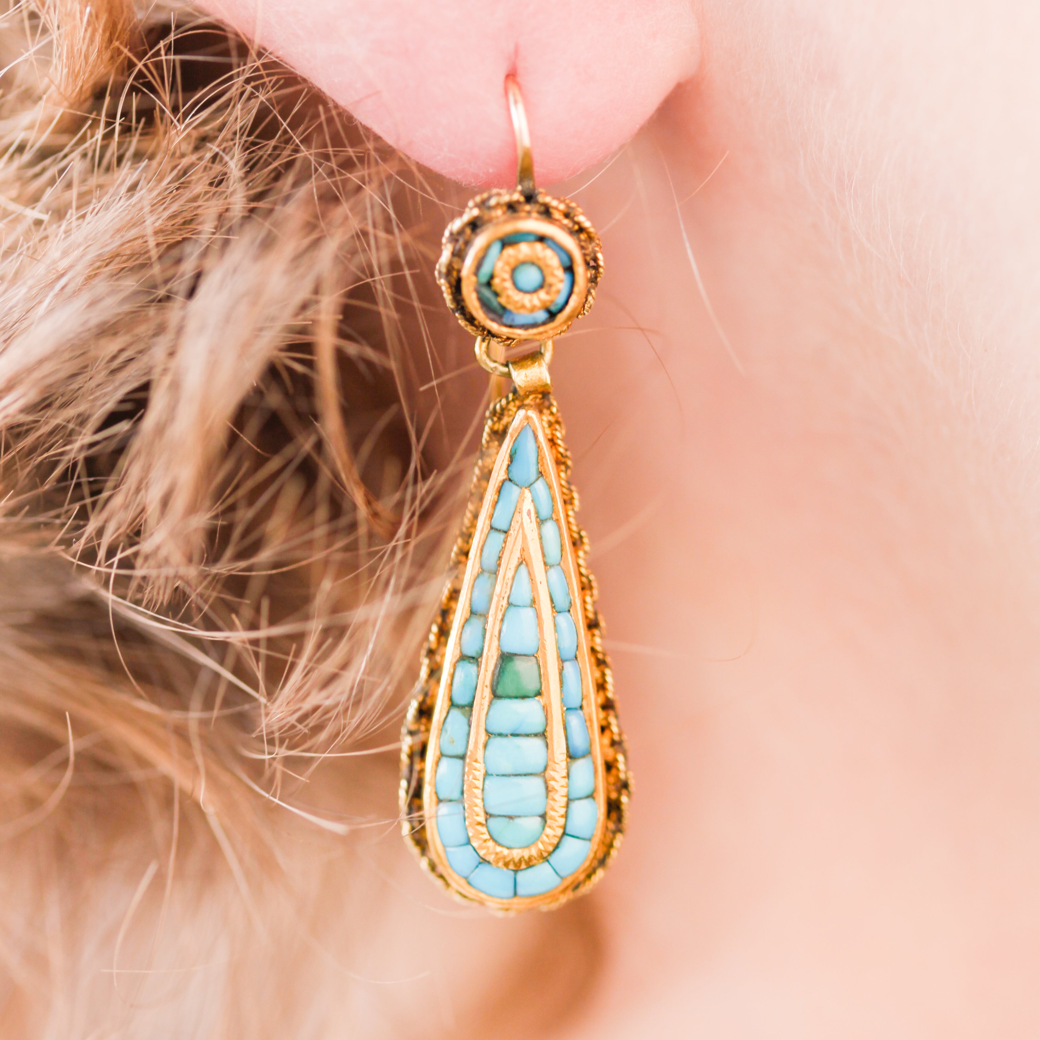 Parrah Turquoise Drop Earrings