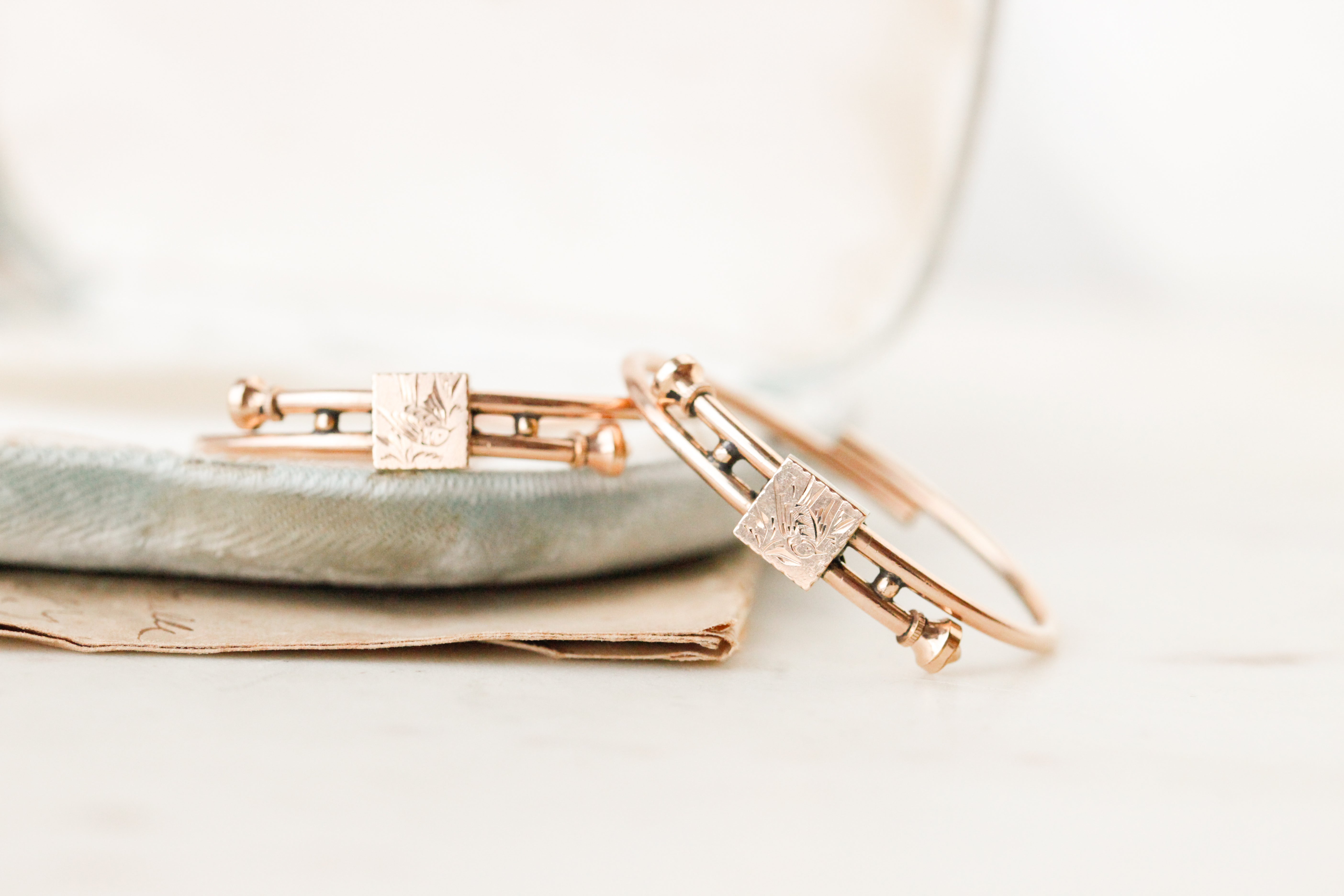 Matching Bird Engagement Bracelets