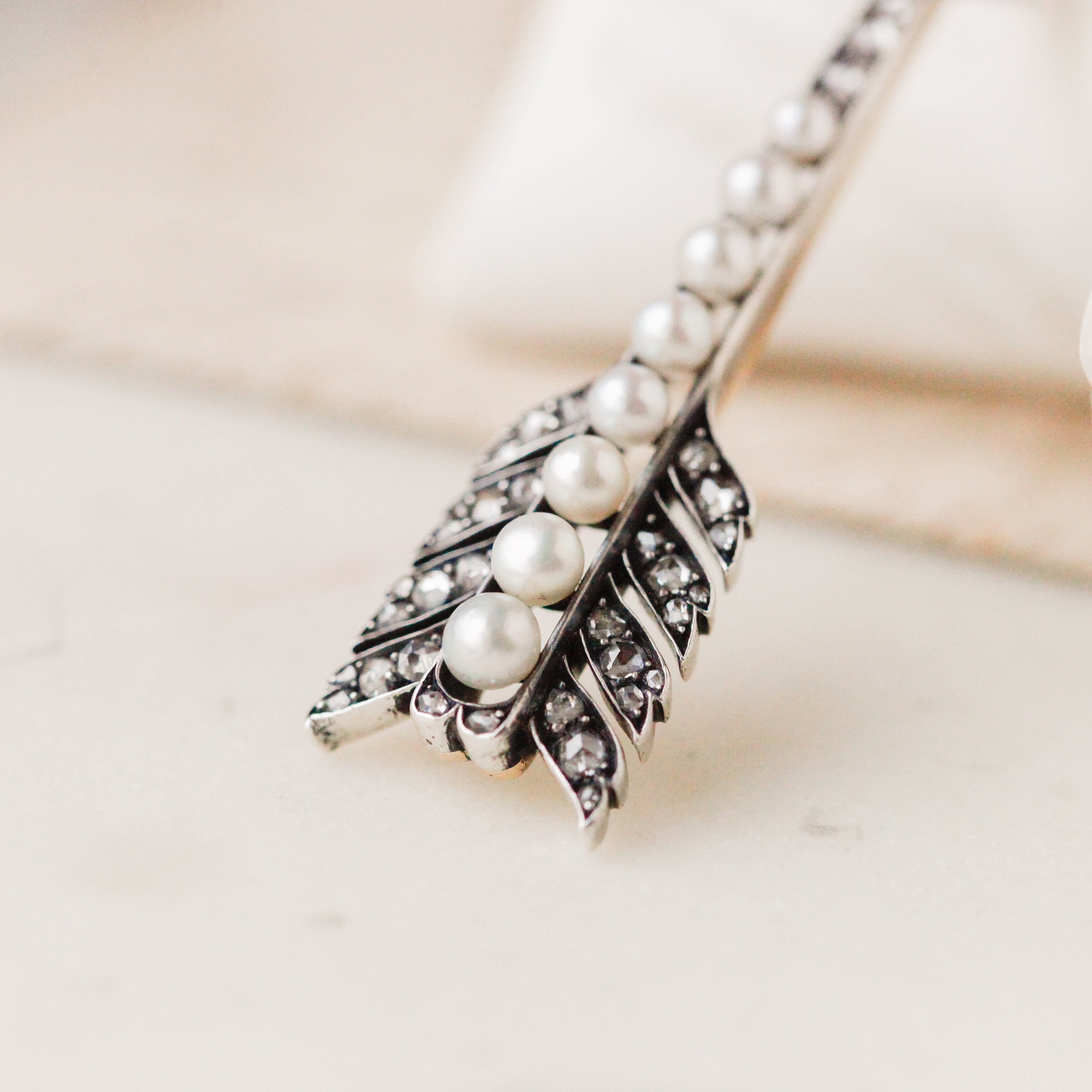 Cupid's Diamond Arrow Pendant