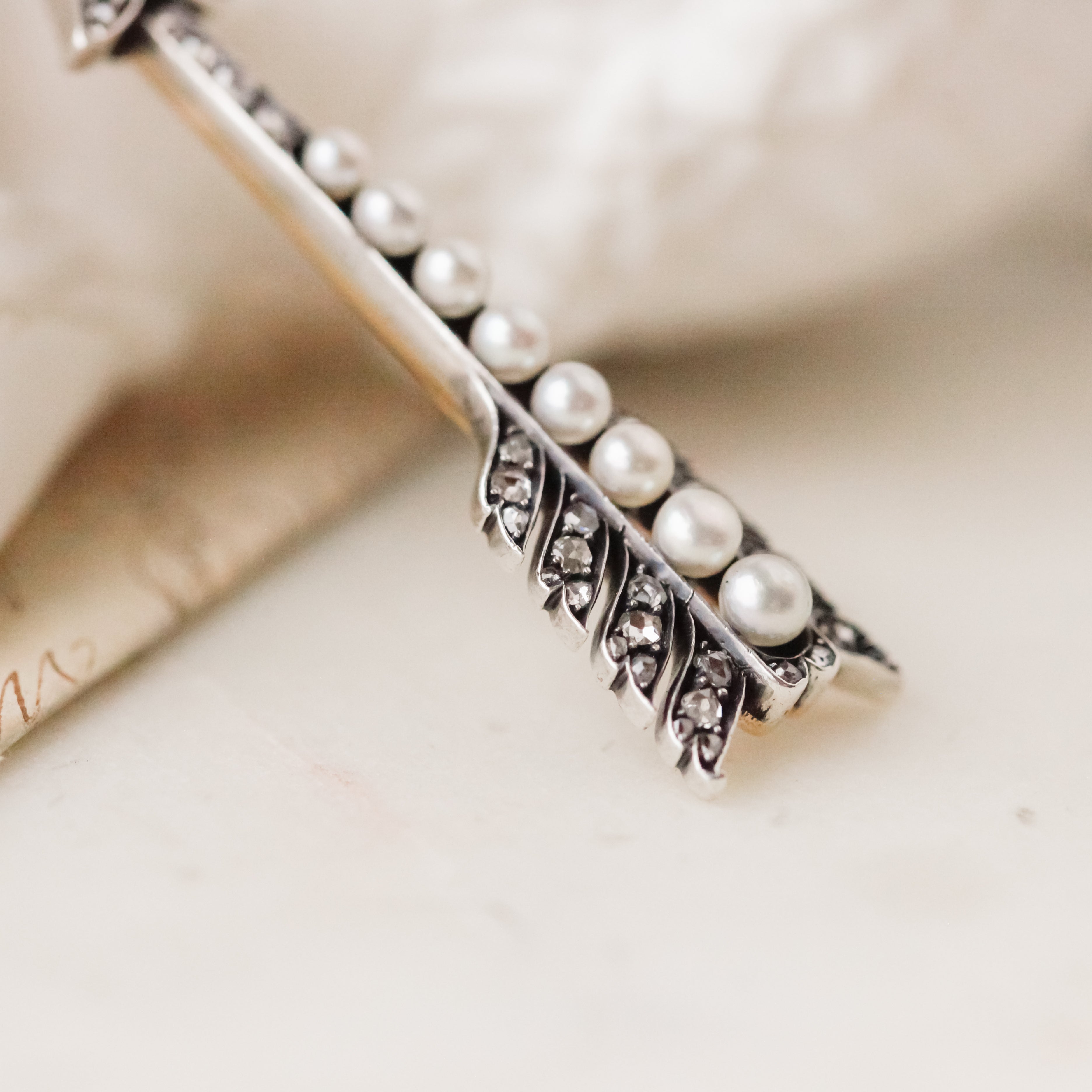 Cupid's Diamond Arrow Pendant