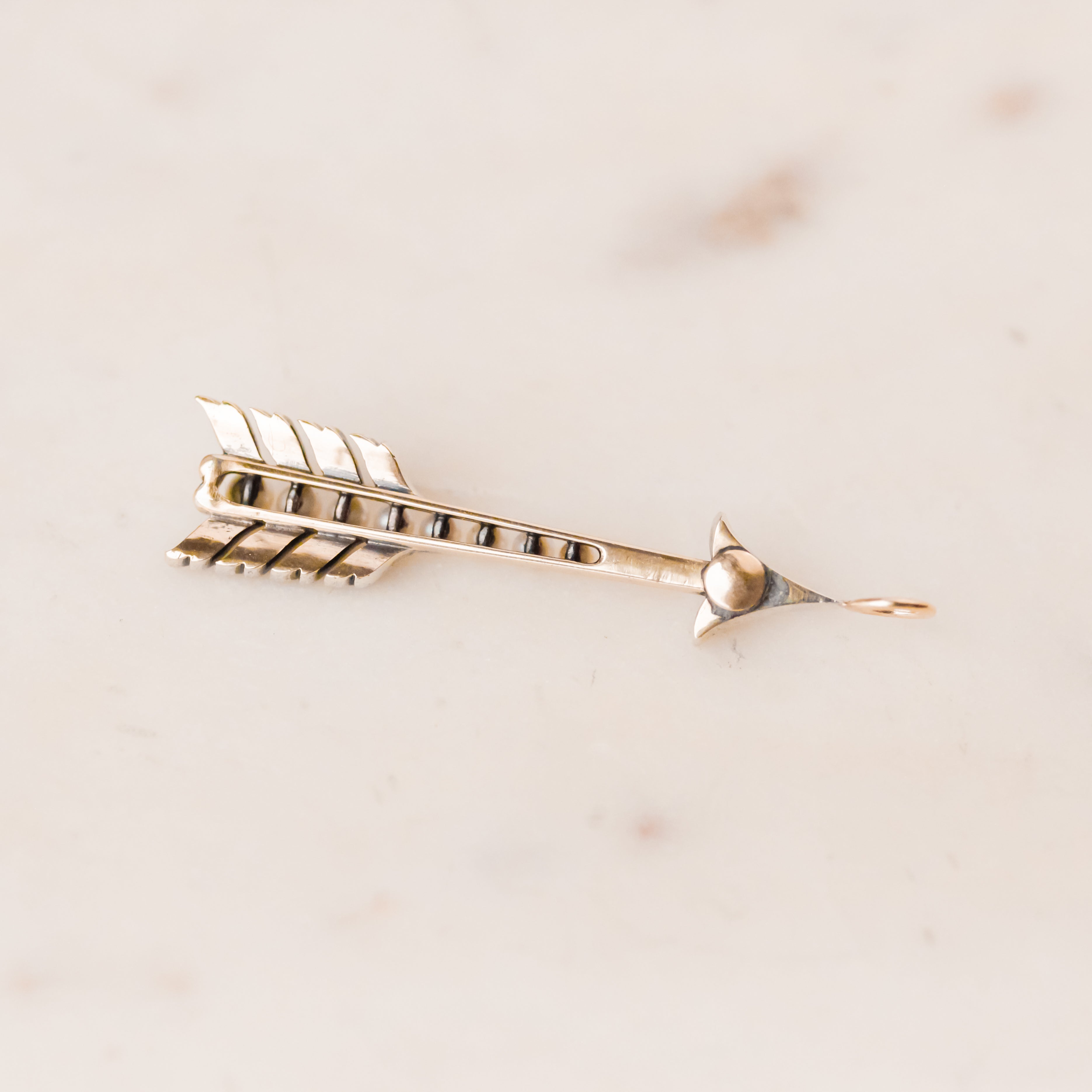 Cupid's Diamond Arrow Pendant