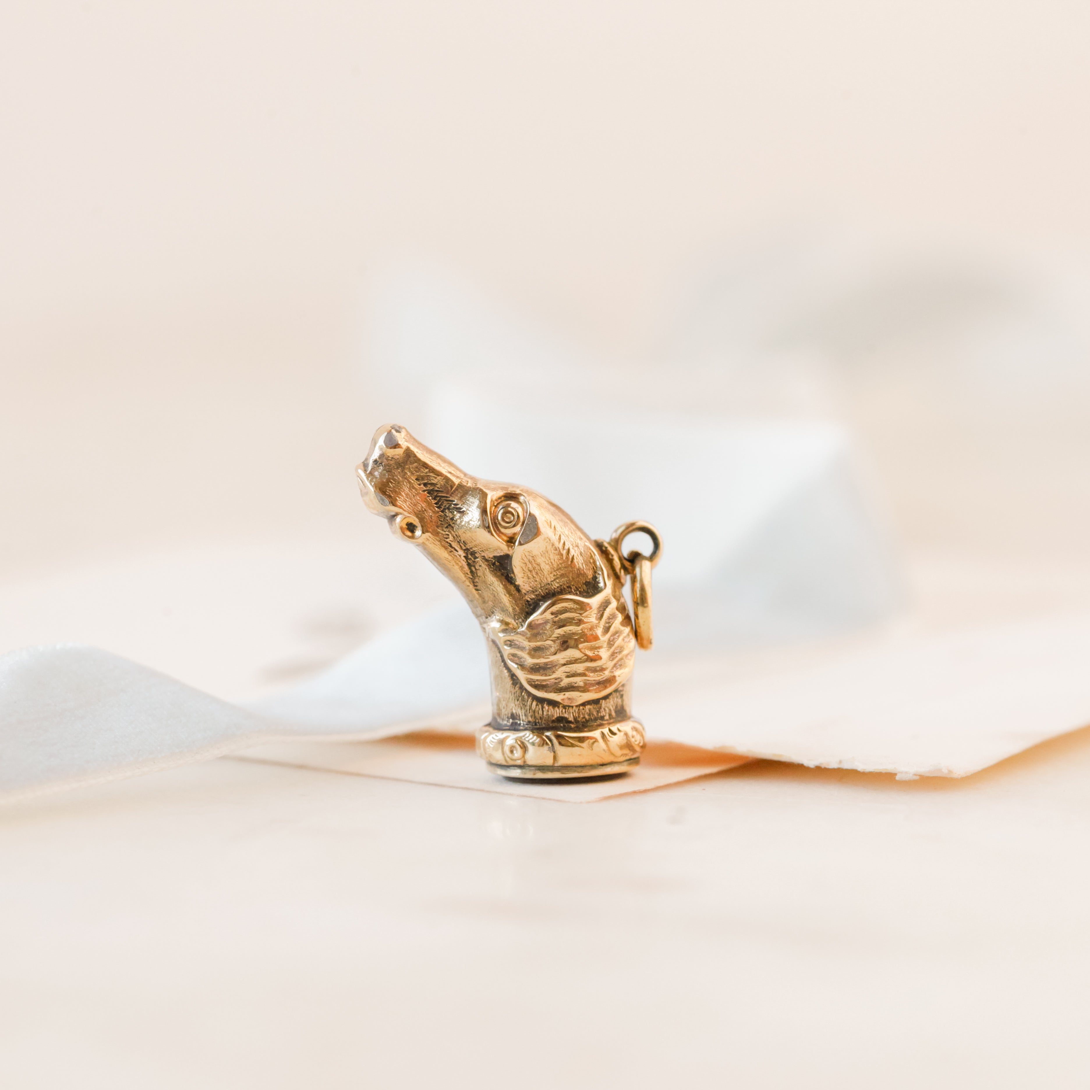 Victorian Dog Pendant