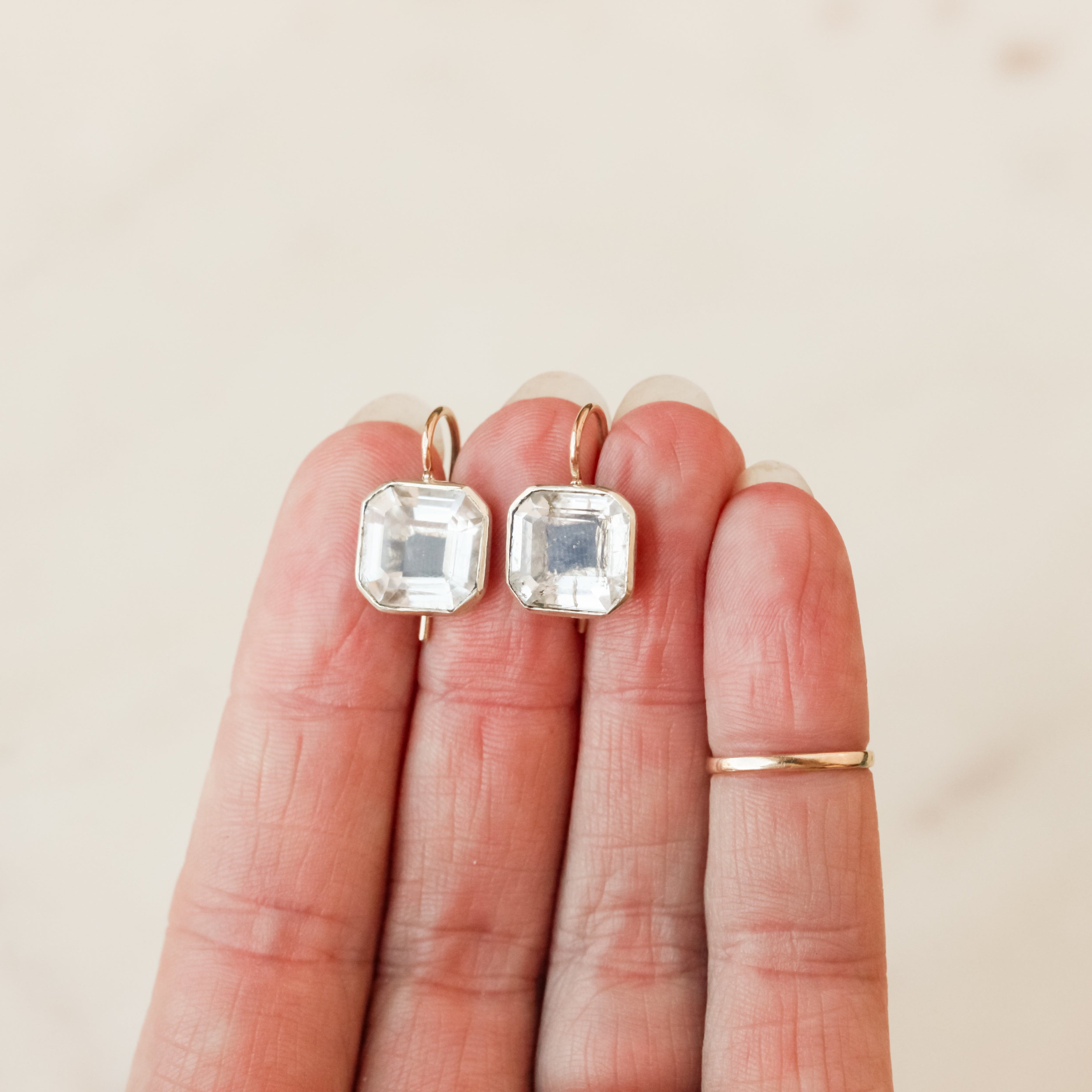 Allorah Georgian Paste Stone Earrings