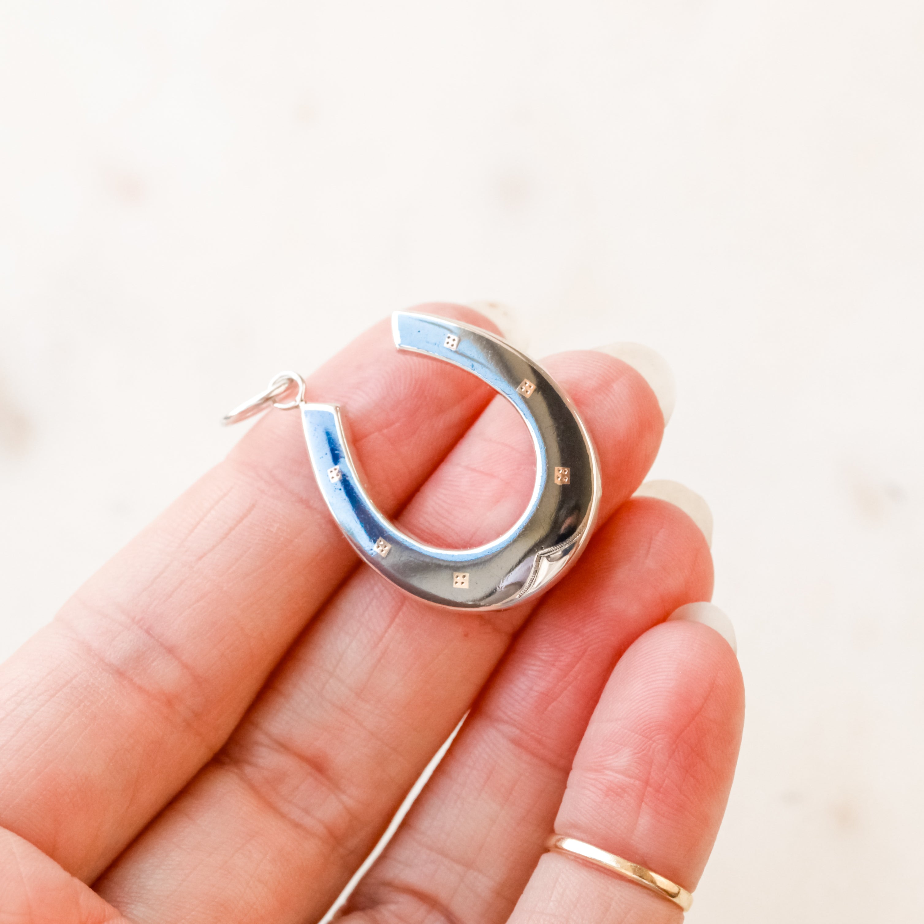 Lucky Horseshoe Pendant
