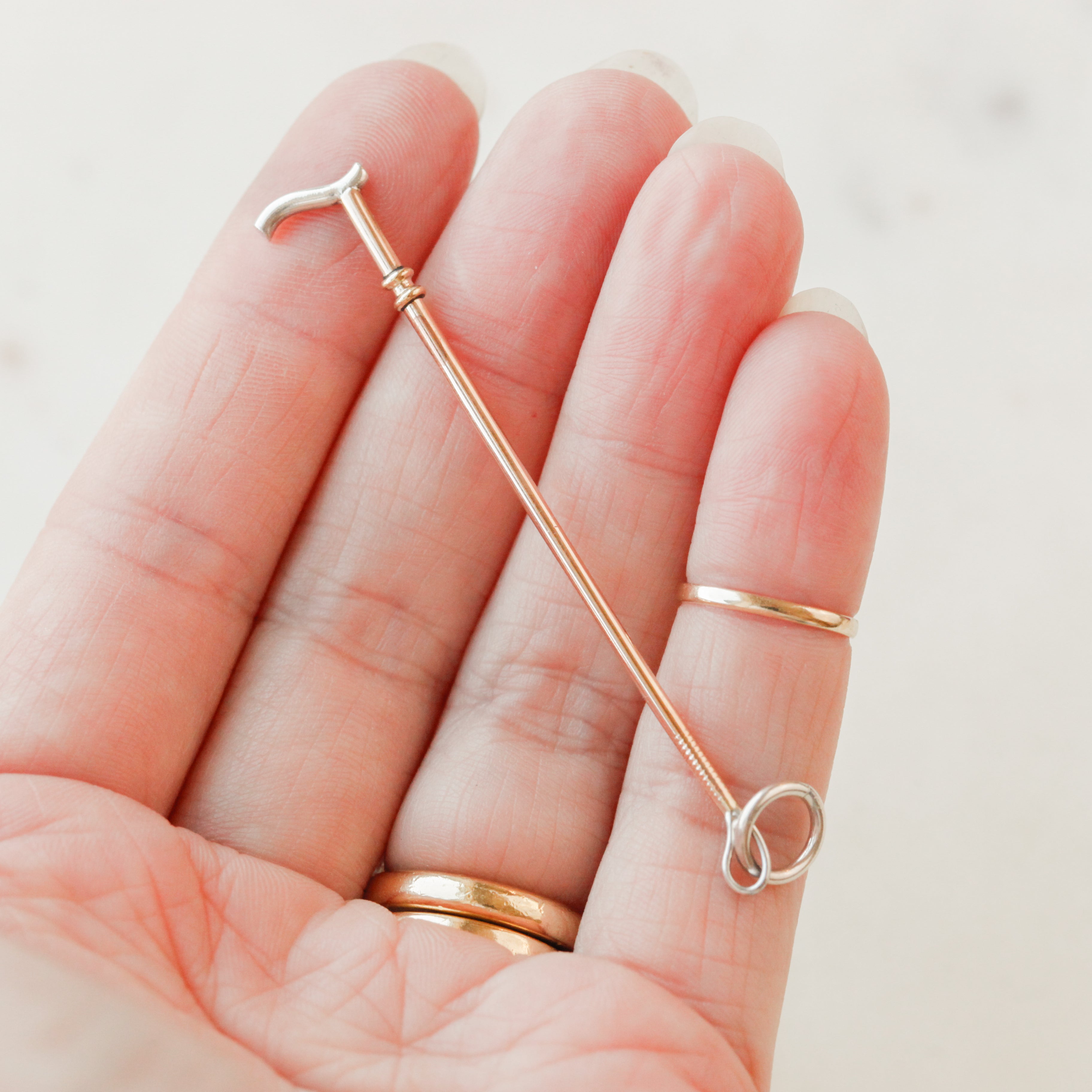 Victorian Equestrian Riding Crop Charm