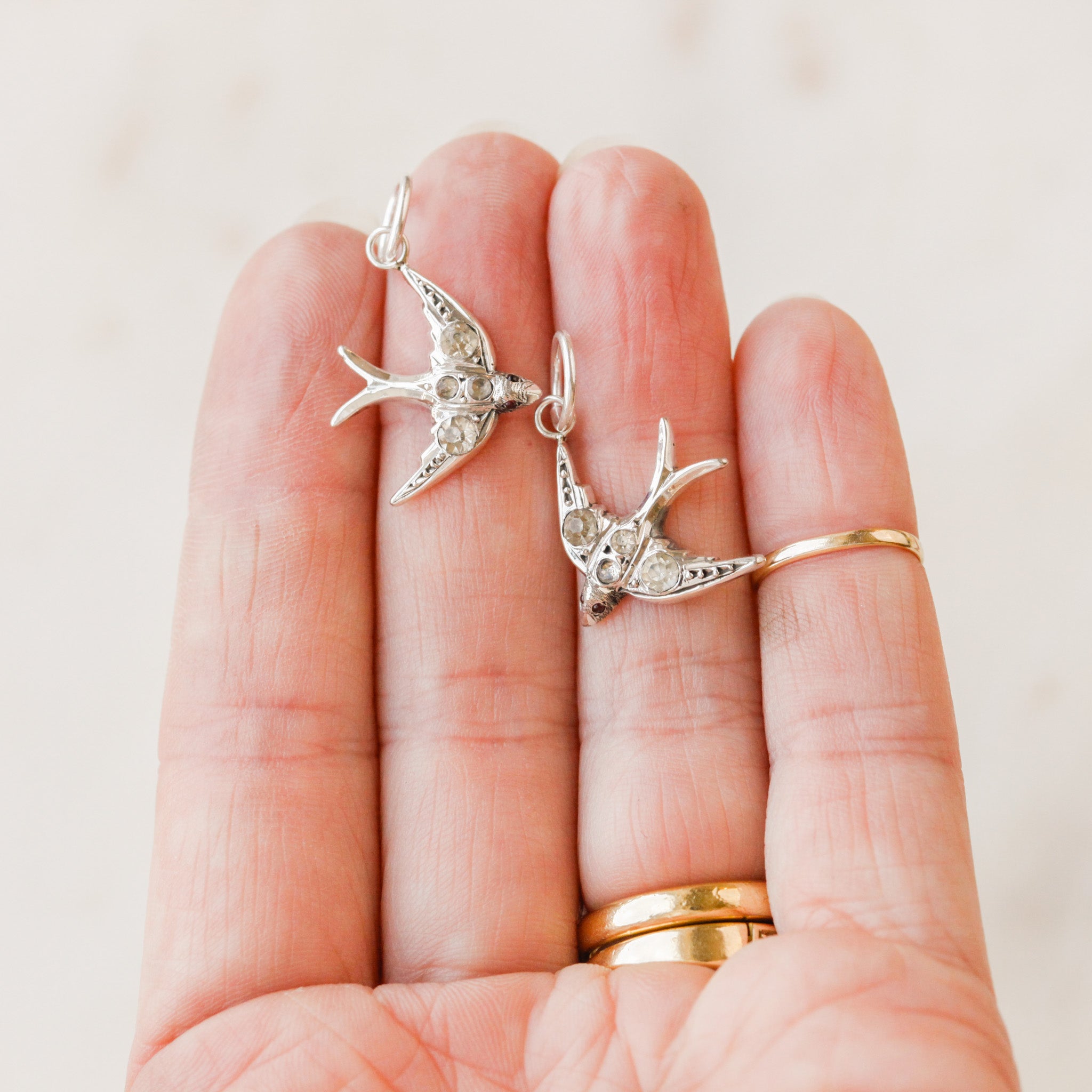 Lover's Swallow Pendants