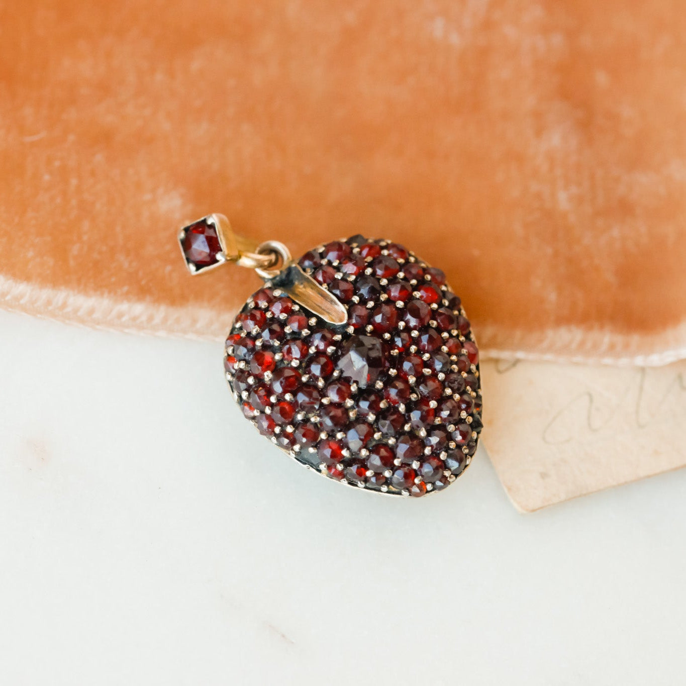 Scarlett Bohemian Garnet Lover's Pendant