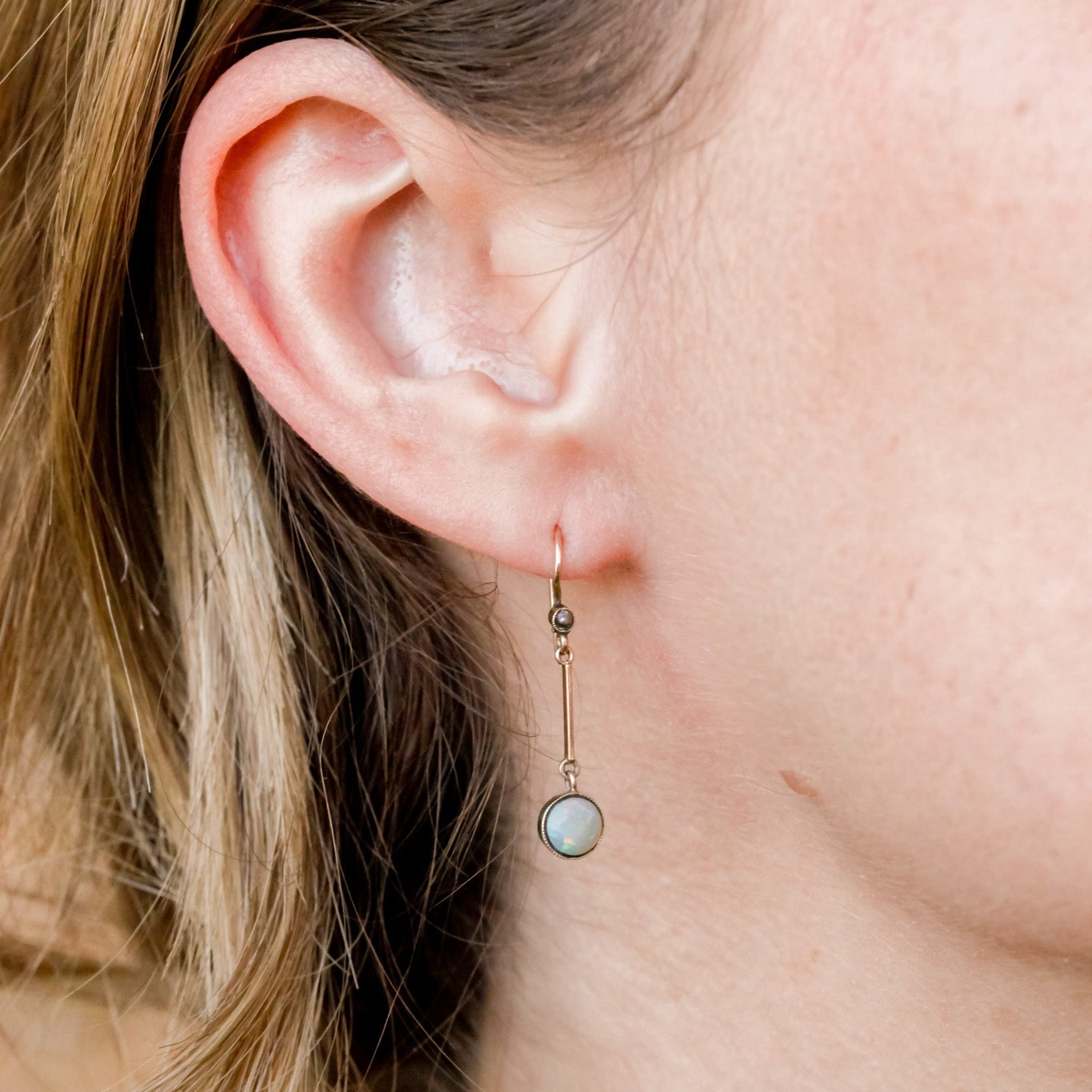 Vern Opal Earrings