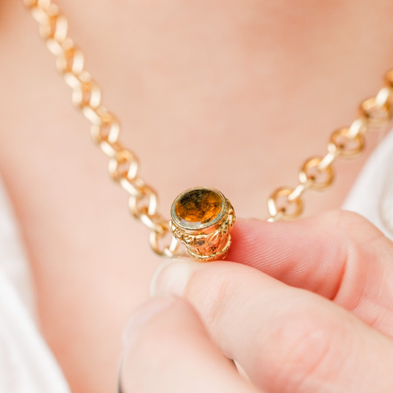 Lovlace Citrine Pendant