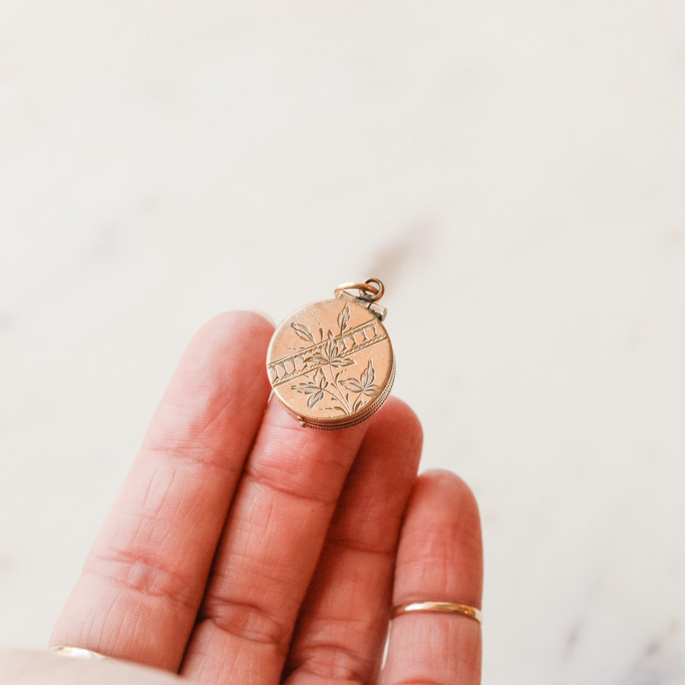 Davie Victorian Floral Locket