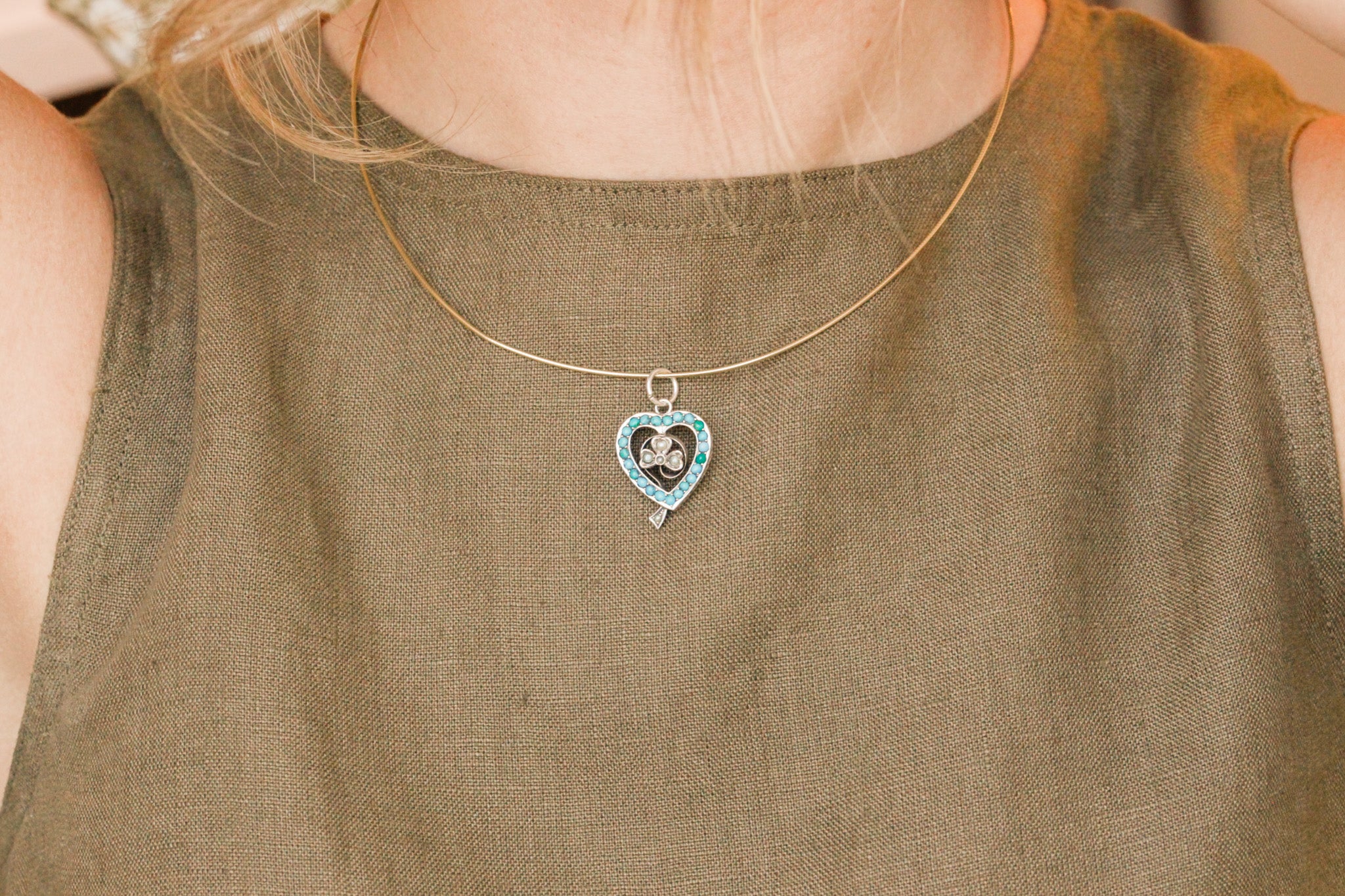 Lucky Lover's Turquoise Charm