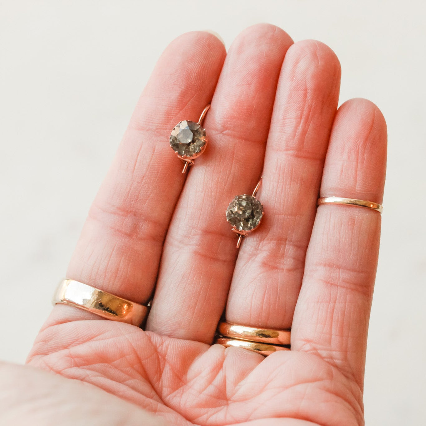 Rosie Georgian Paste Earrings