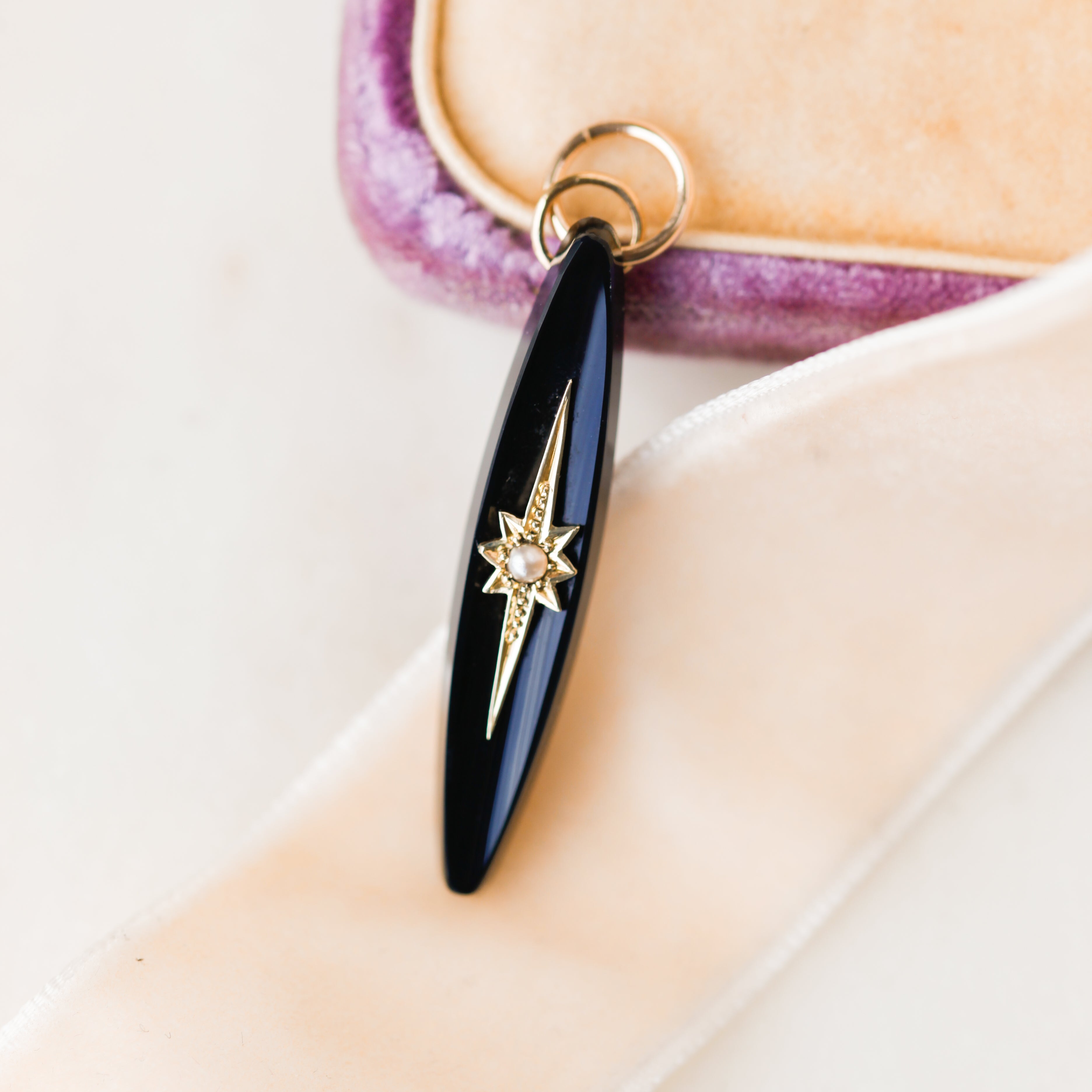 Onyx Celestial Pendant