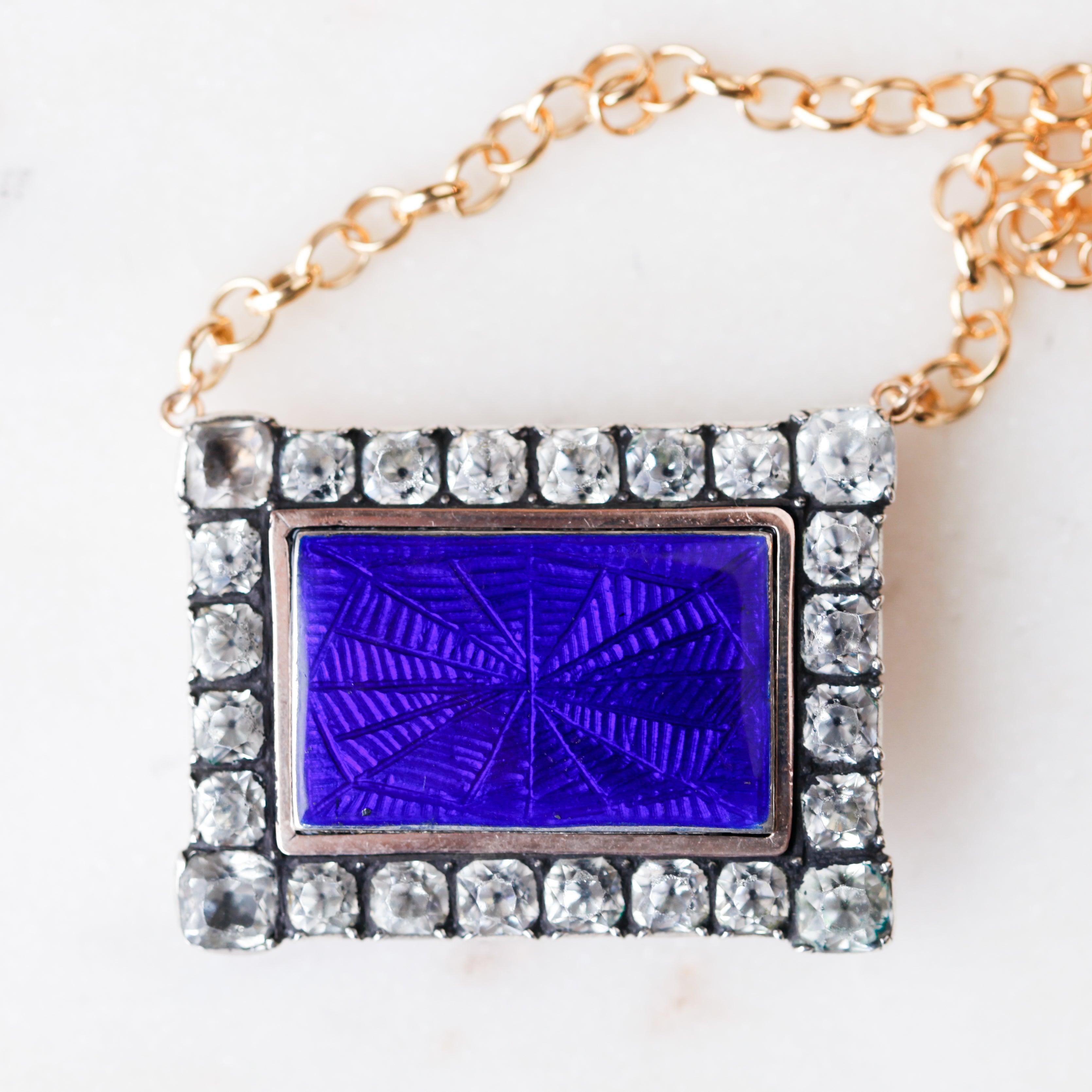 Francie Enameled Necklace