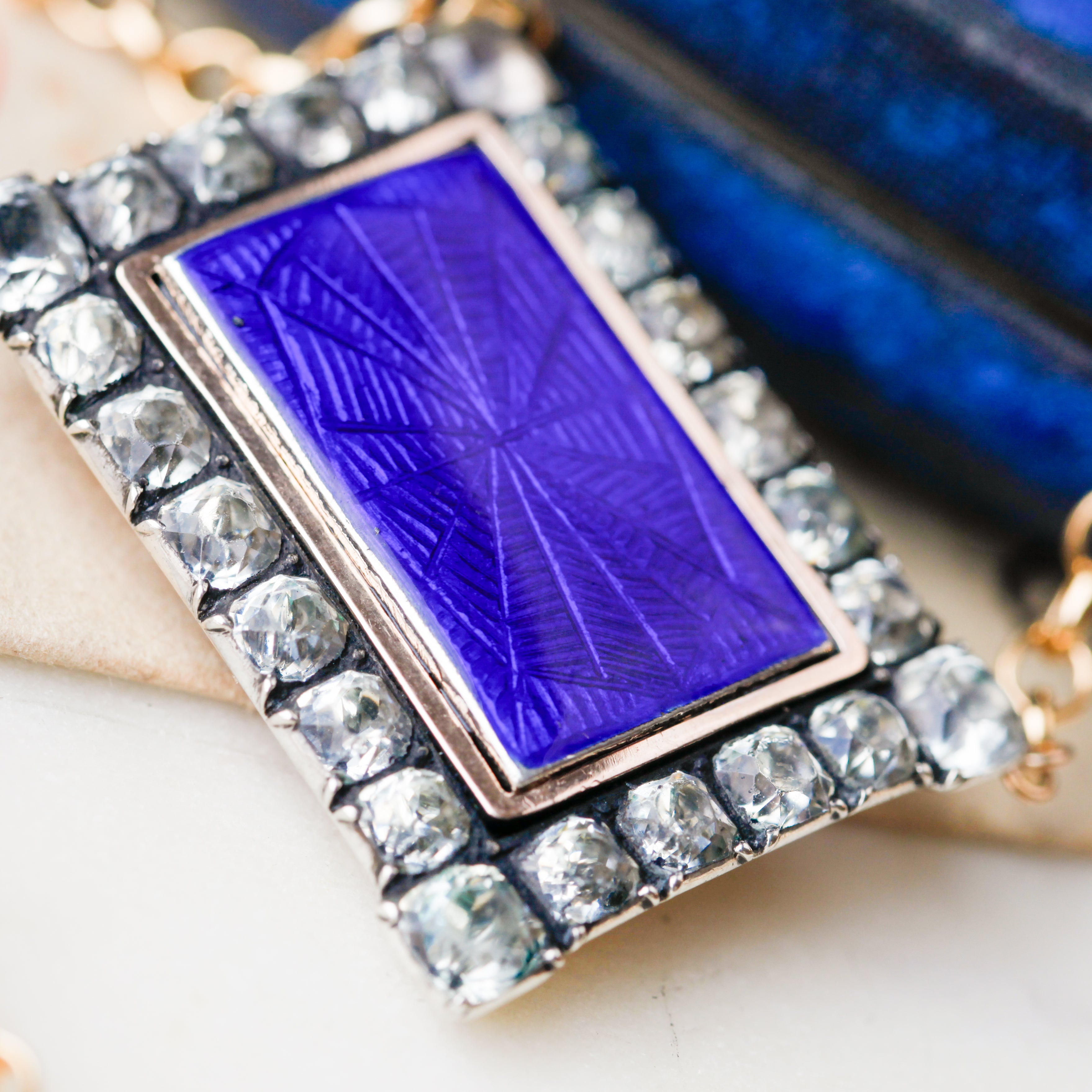 Francie Enameled Necklace