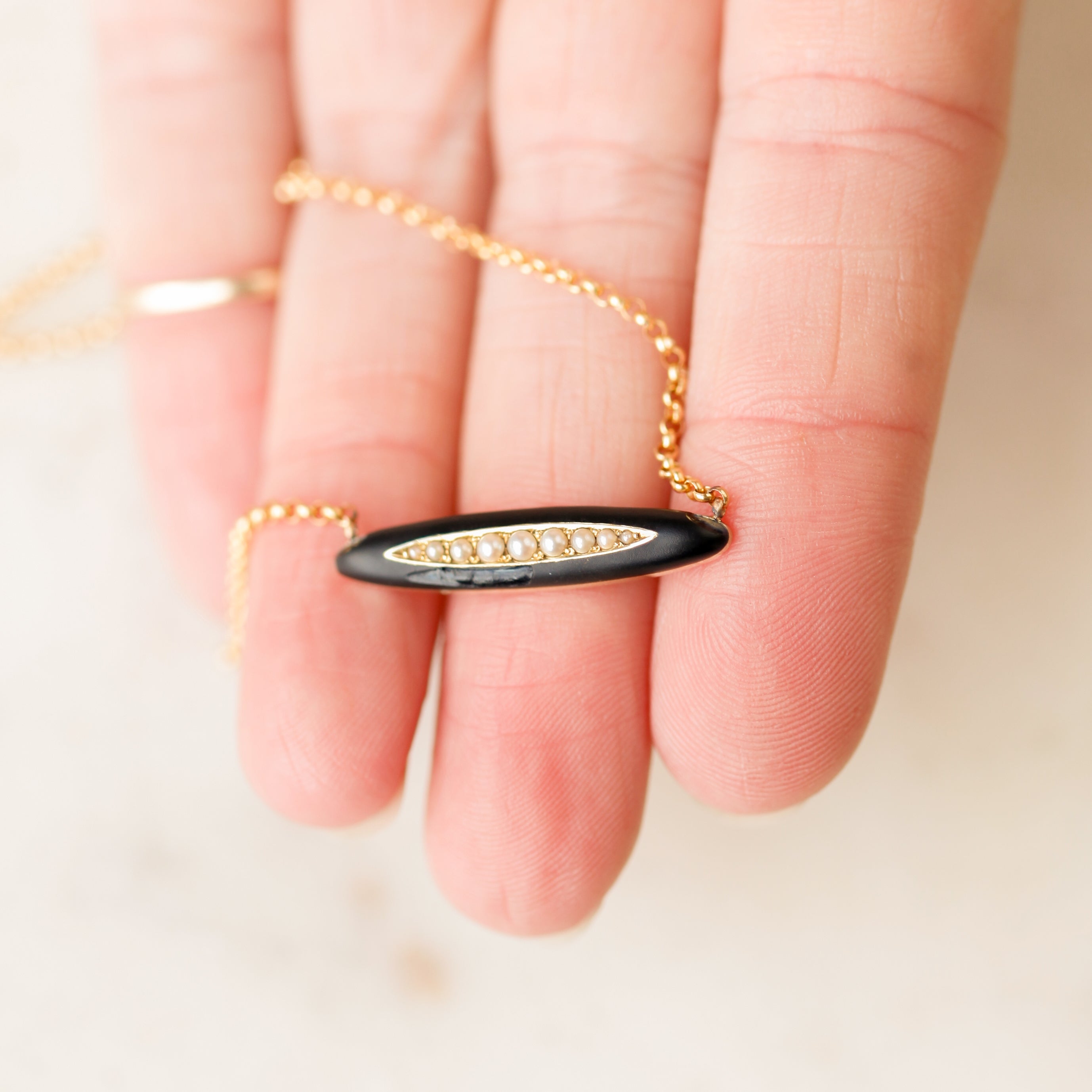 Phoebe Enameled Pendant