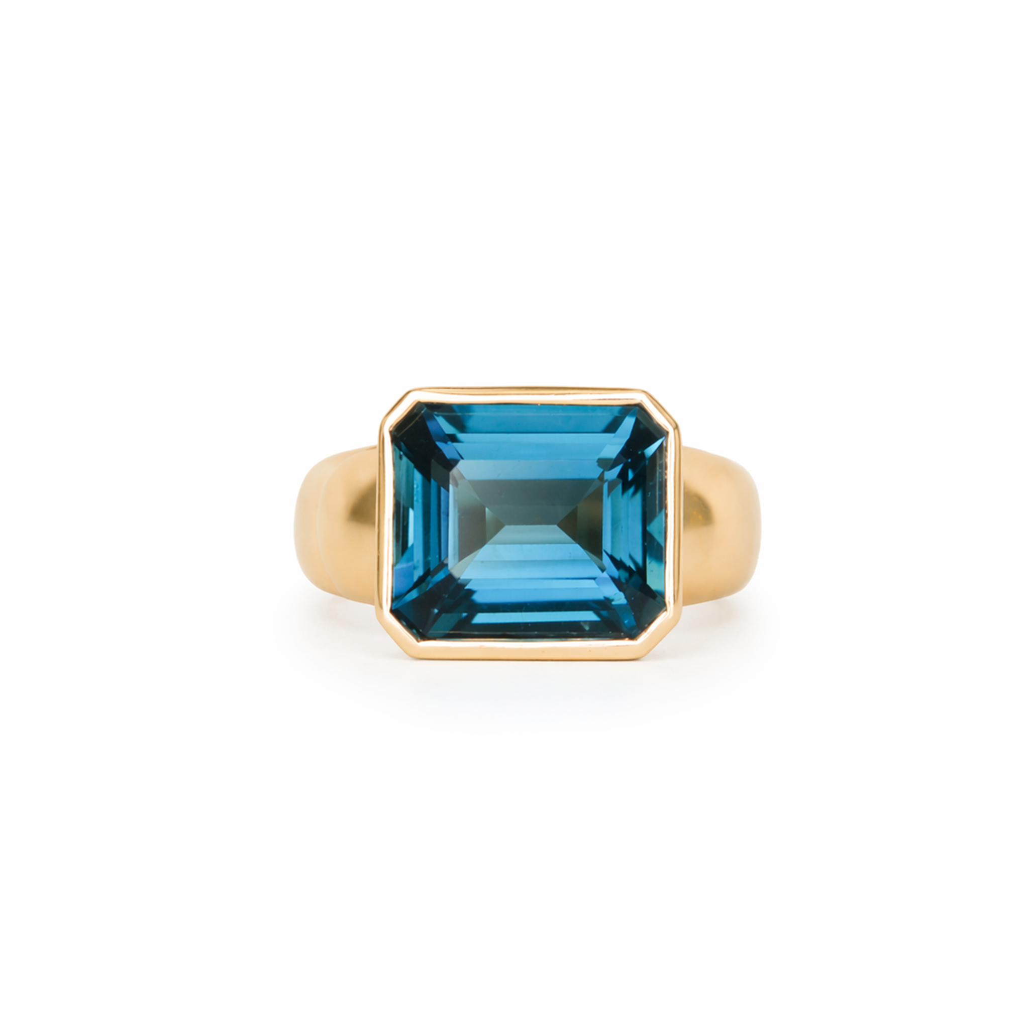 London Blue Topaz in Empire Setting