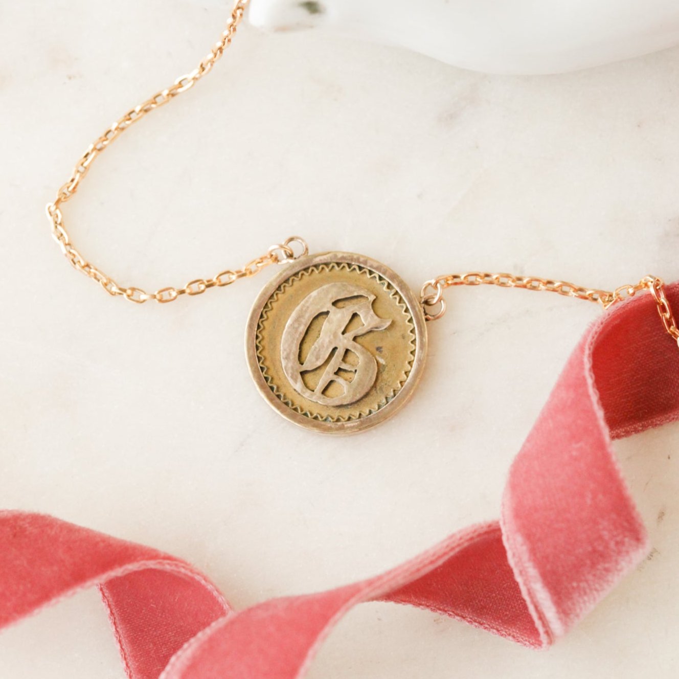 "G" Victorian Pendant