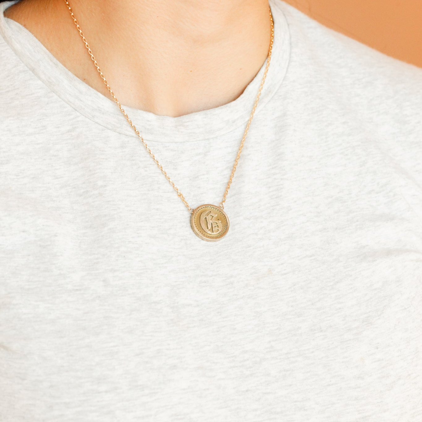 "G" Victorian Pendant