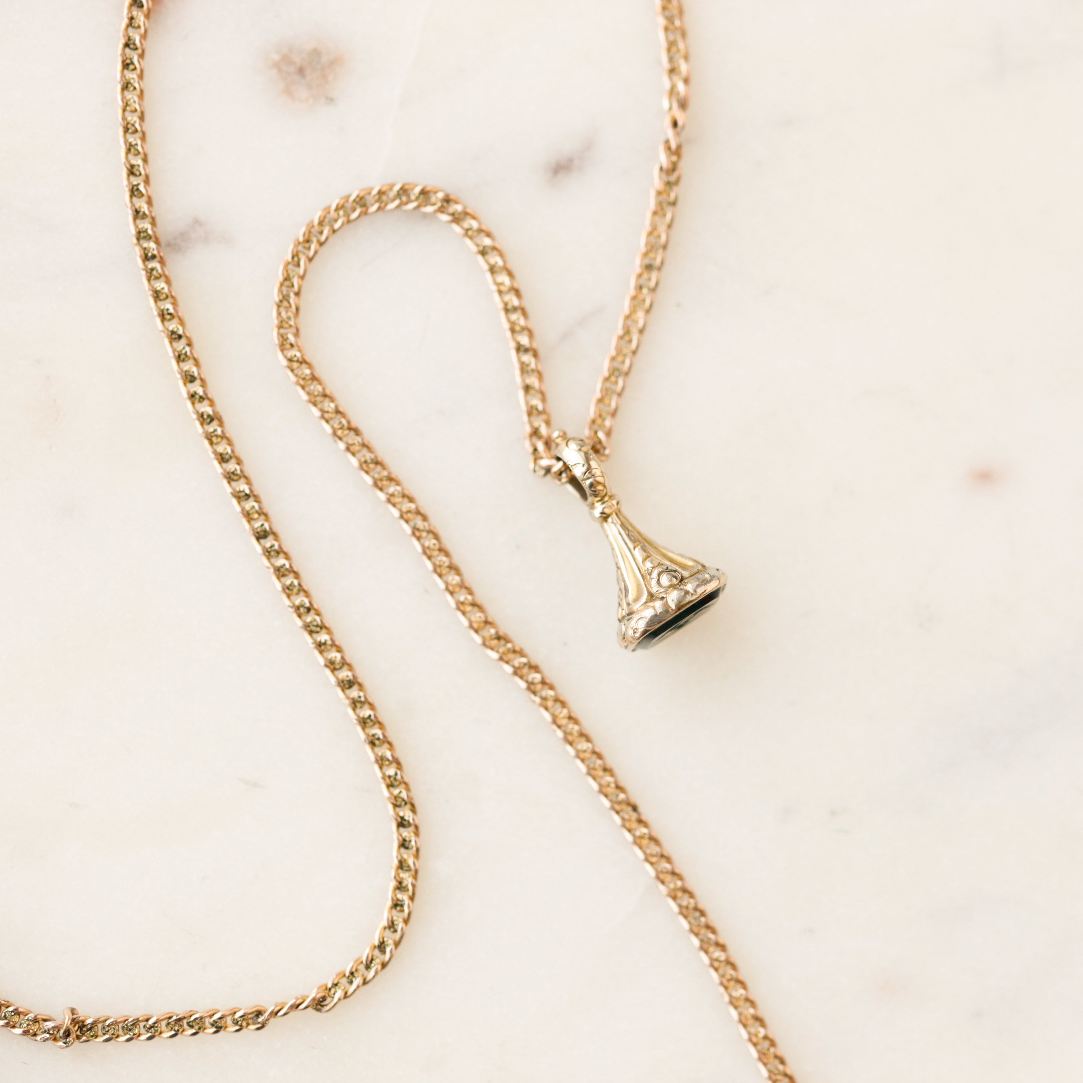 Pliny's Peace Doves Bloodstone Necklace