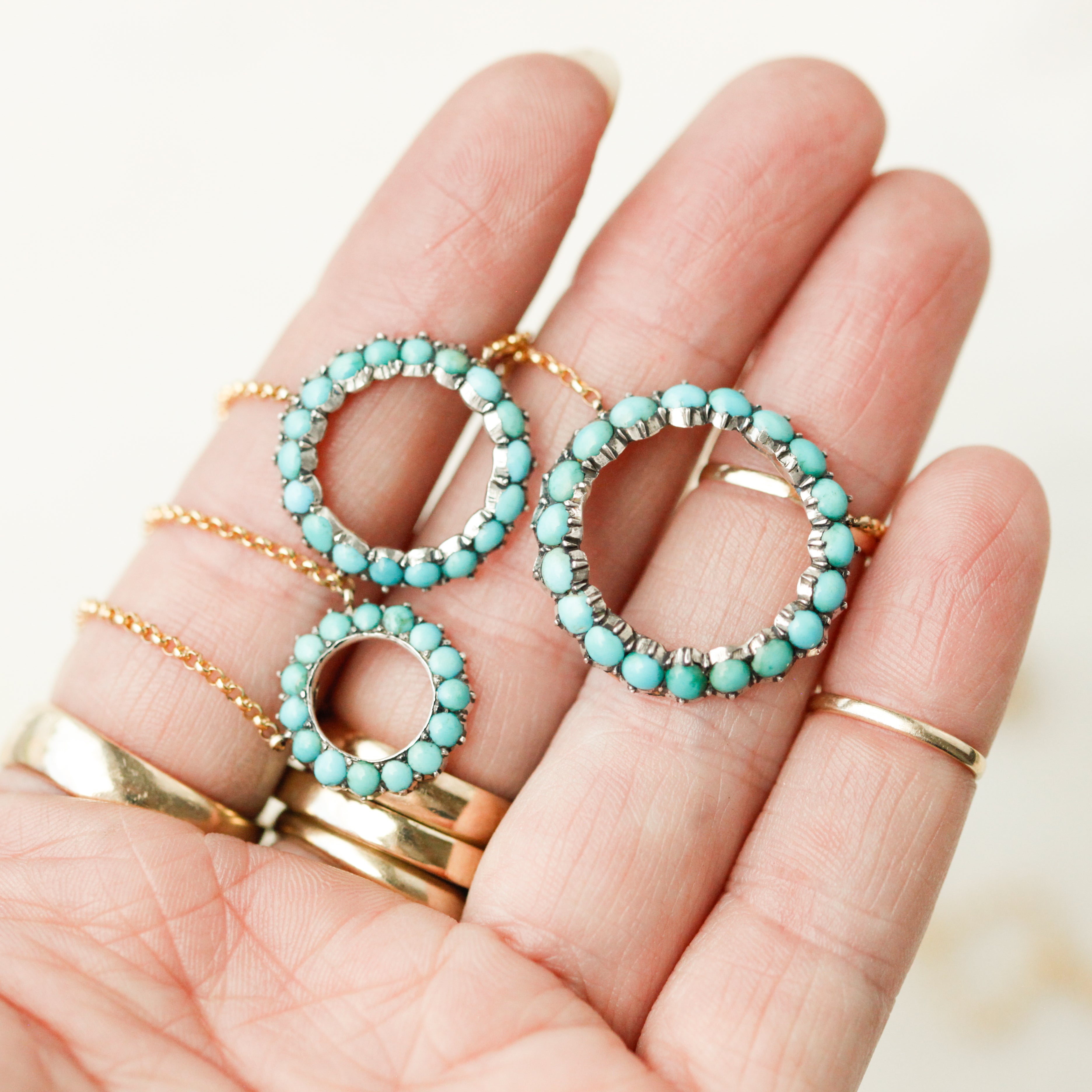 Gillie Turquoise Pendants