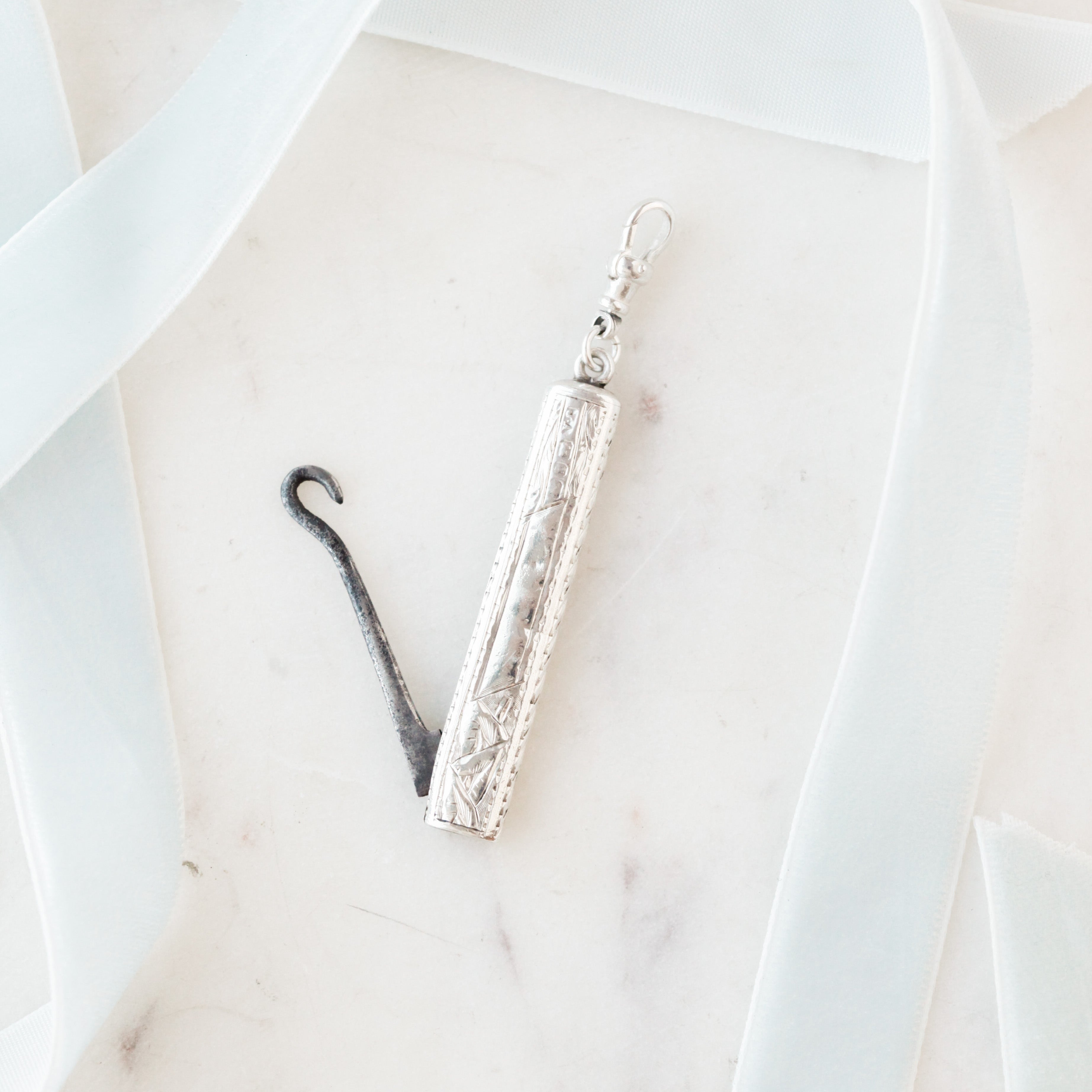 Elsie Button Hook Charm