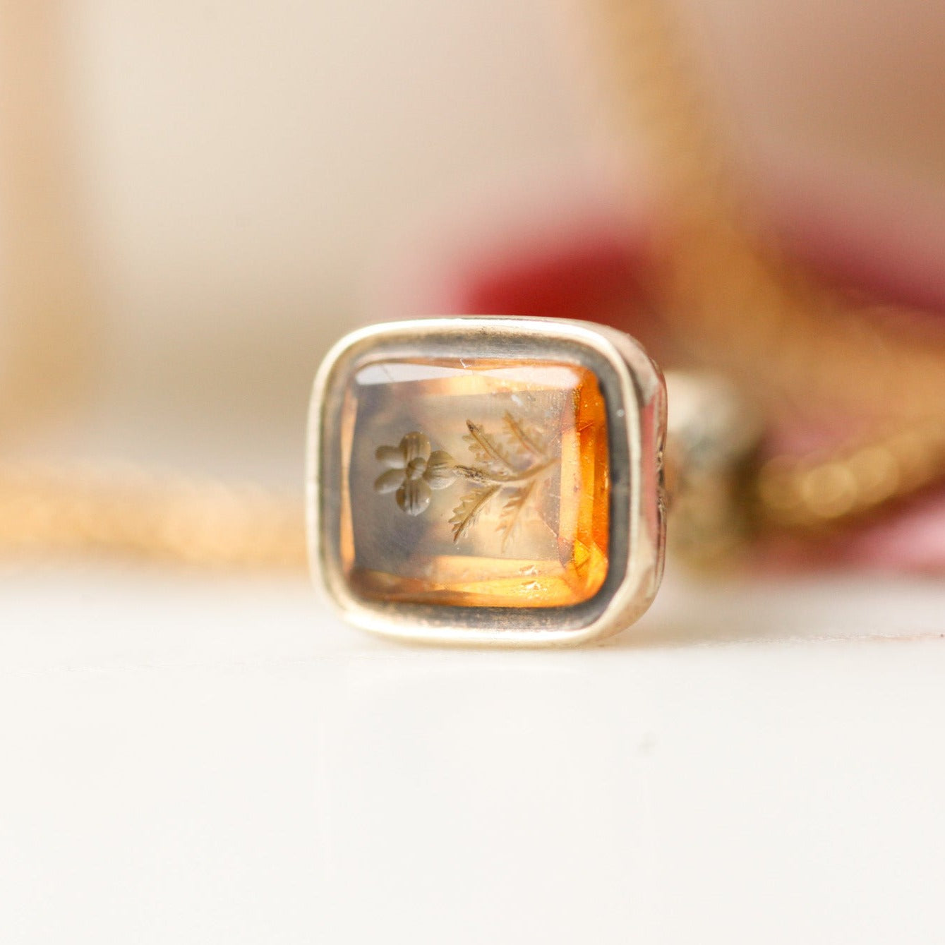Lover's "Forget Me Not" Pendant