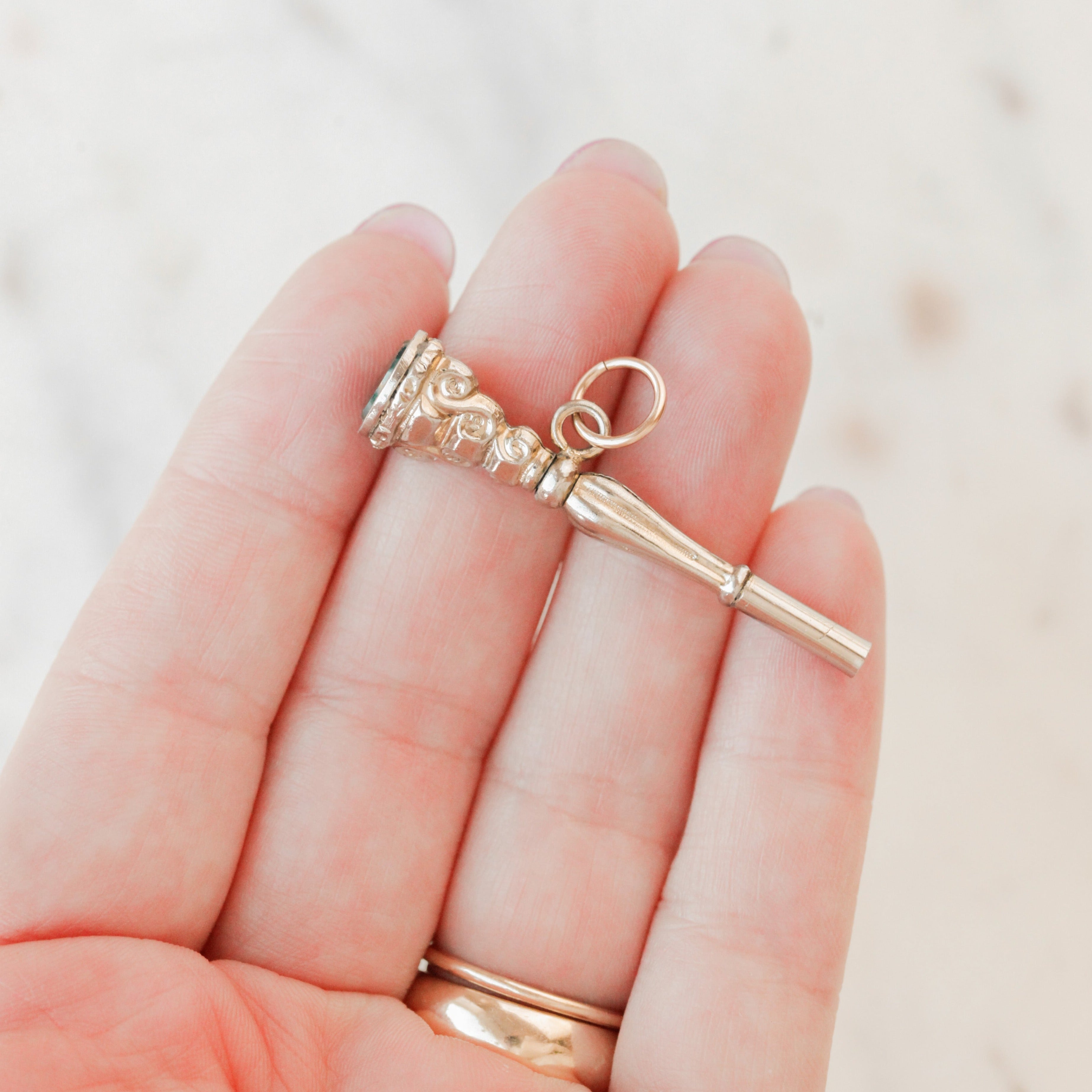 Albert Winding Key Charm
