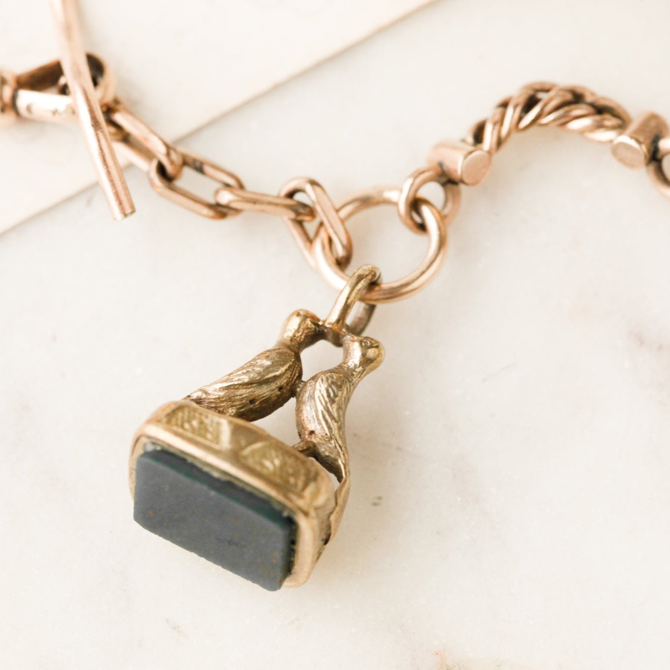 Love Birds Toggle Necklace