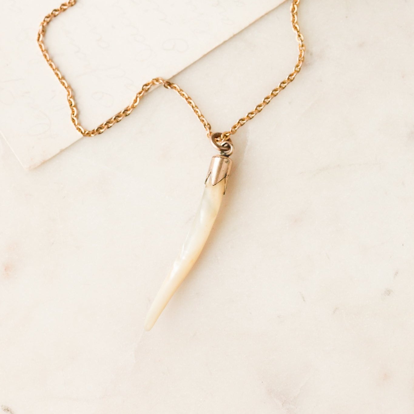 Cornicello Mother of Pearl Pendant