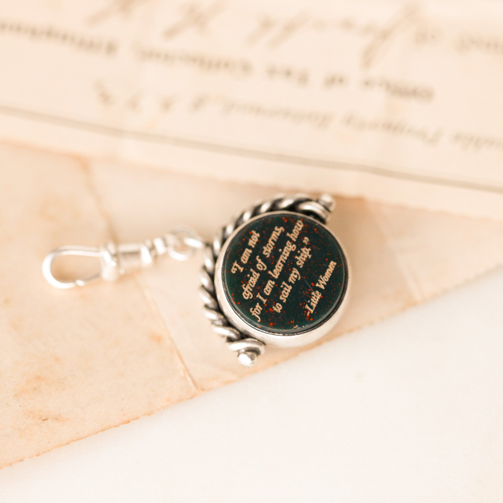 "Storms" Little Women Gilt Fob