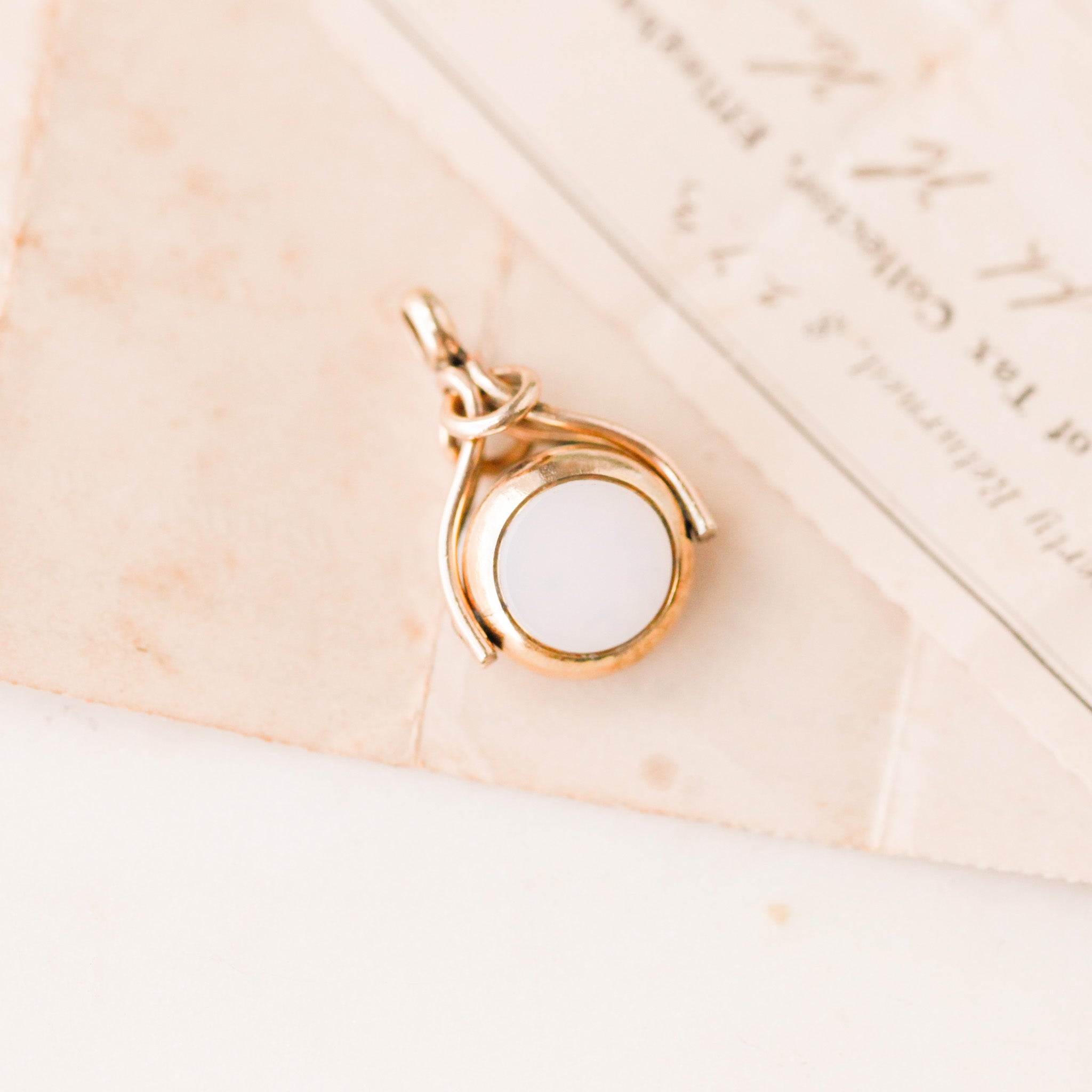"Tenderness" Emma Gilt Fob