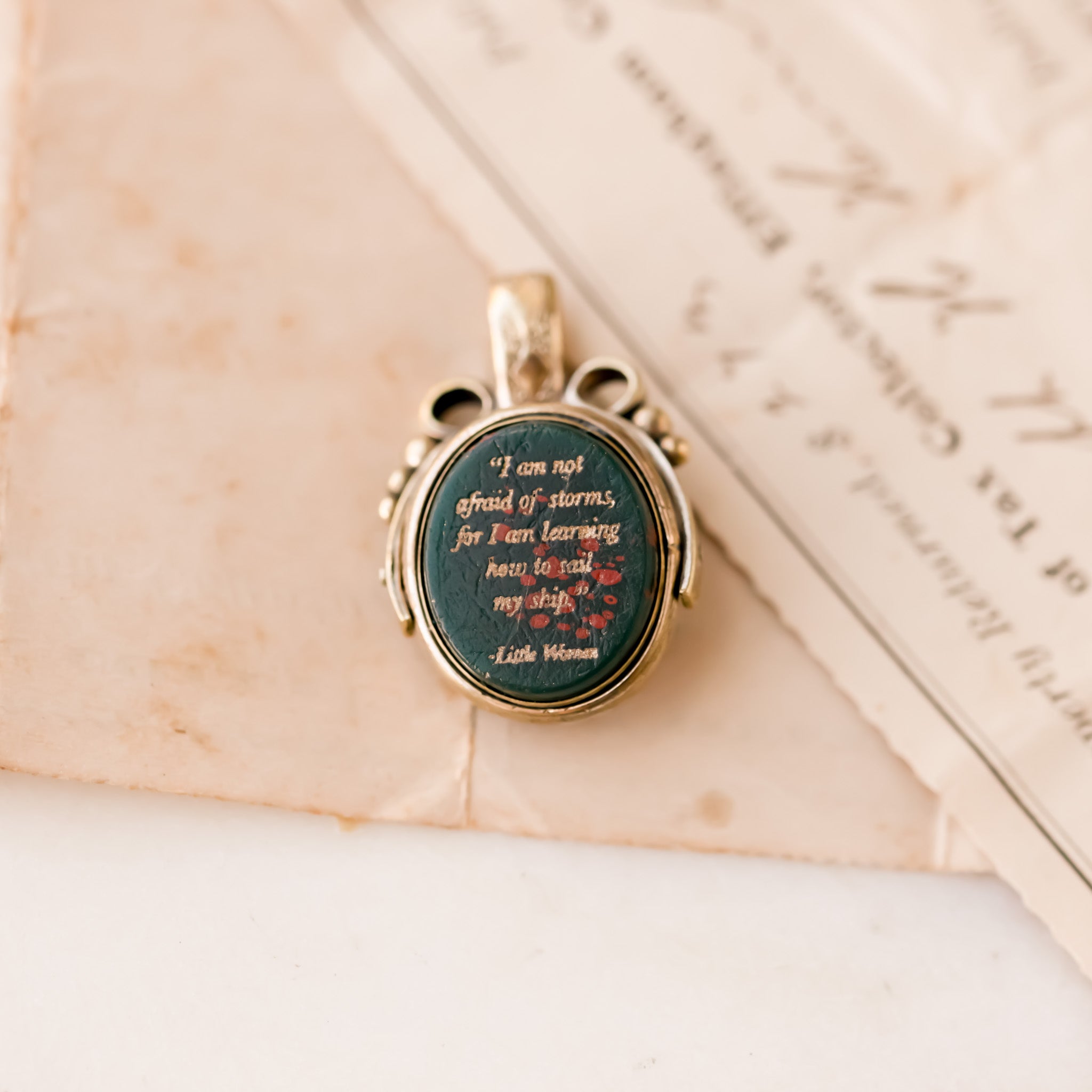 "Storms" Little Women Gilt Fob